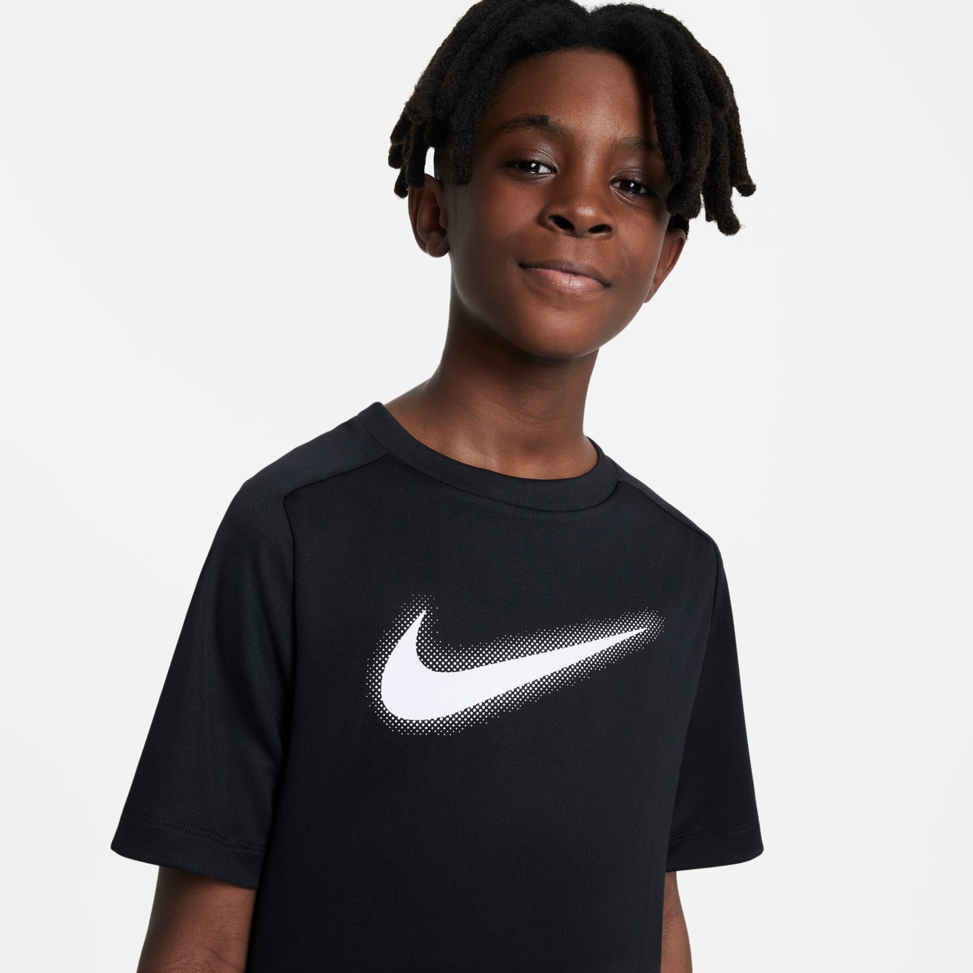 Camiseta Nike Dri-FIT Multi+ Graphic Infantil - Foto 3