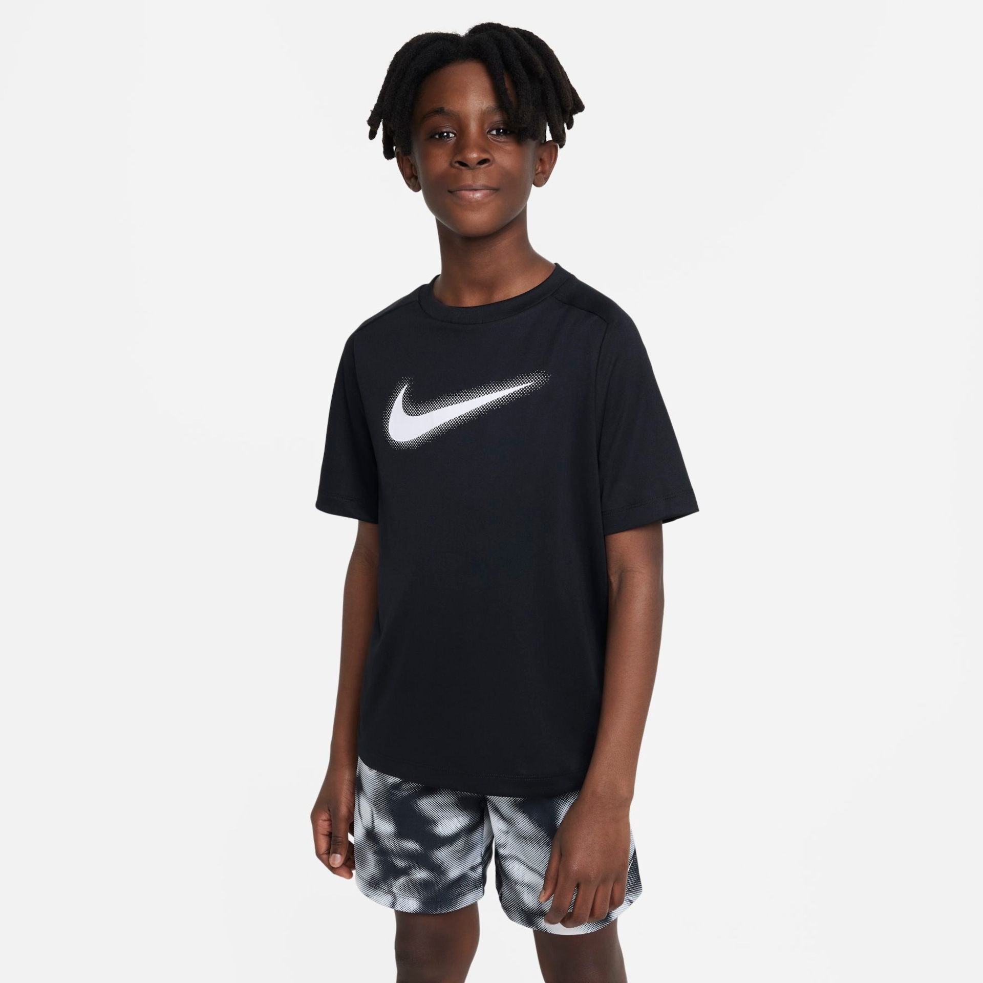 Camiseta Nike Dri-FIT Multi+ Graphic Infantil - Foto 1