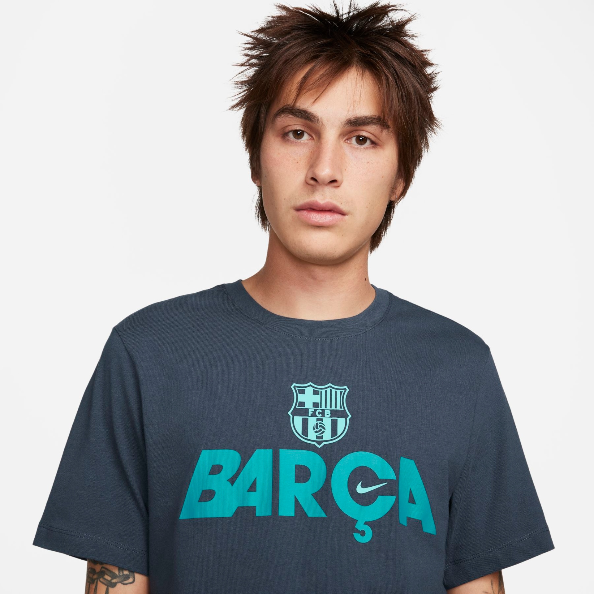 Camiseta Nike  Barcelona Mercurial Masculina - Foto 3