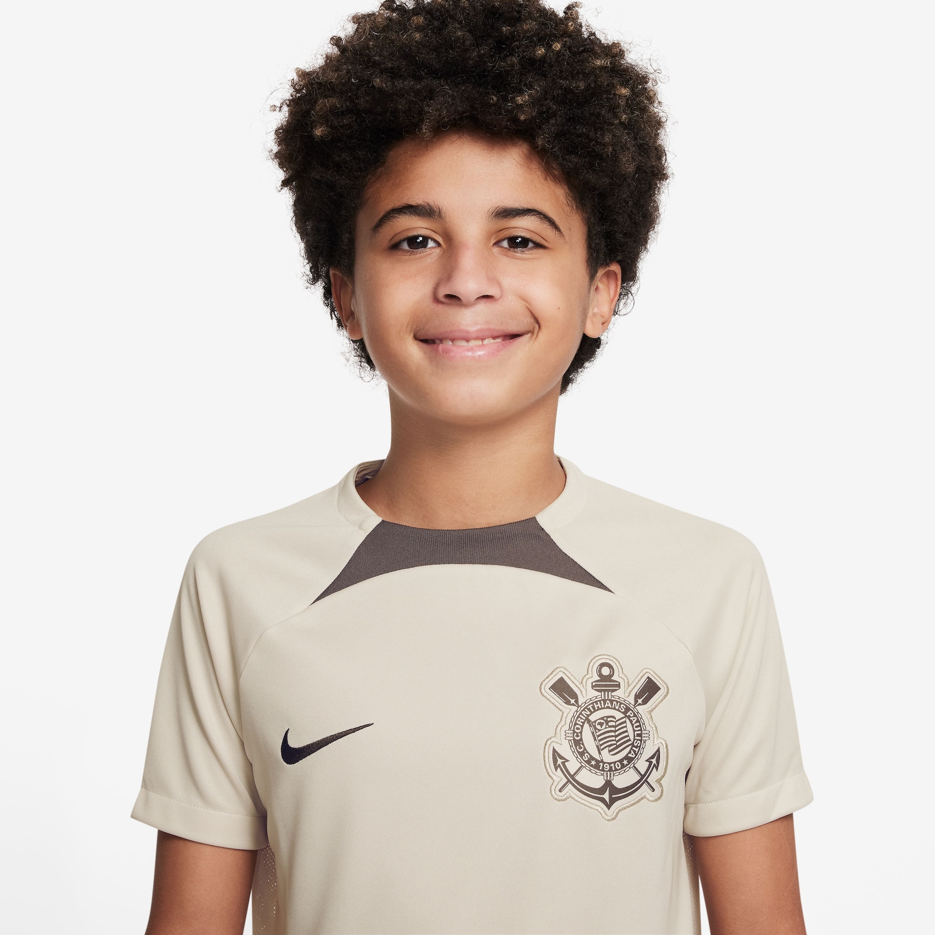 Camiseta Nike Corinthians Treino 2024 Academy Pro Infantil - Foto 3