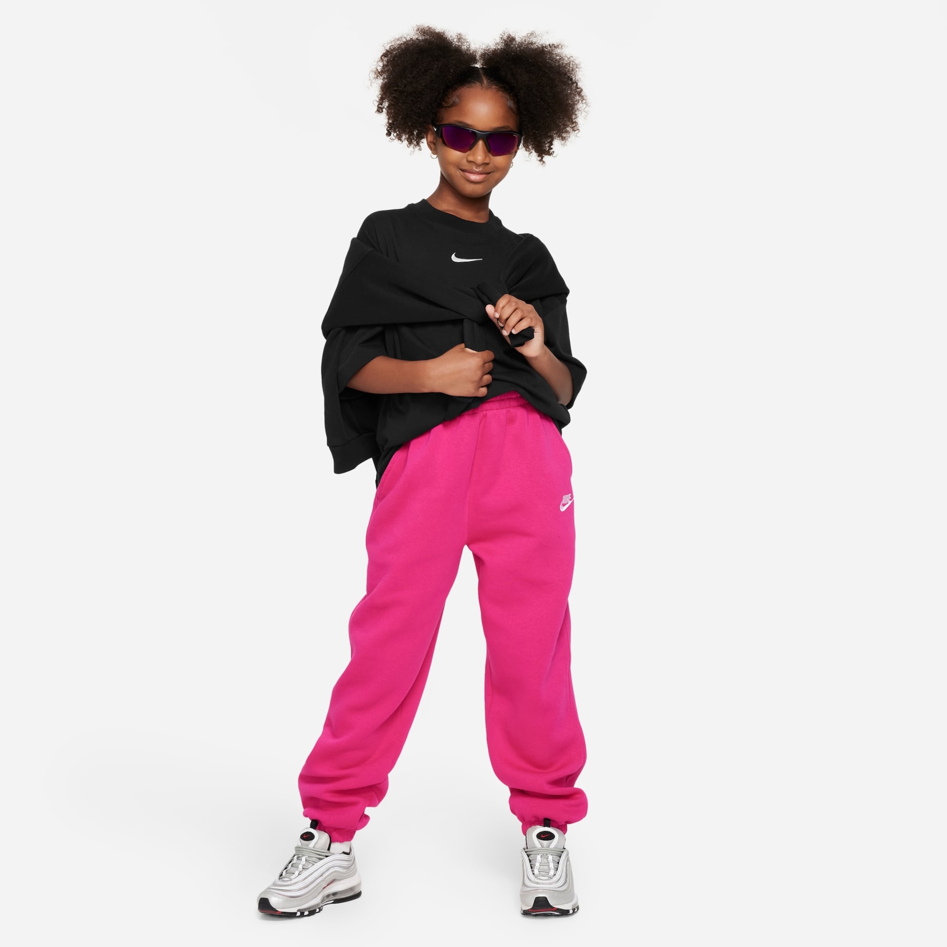 Calça Nike Sportswear Club Fleece Infantil - Foto 5