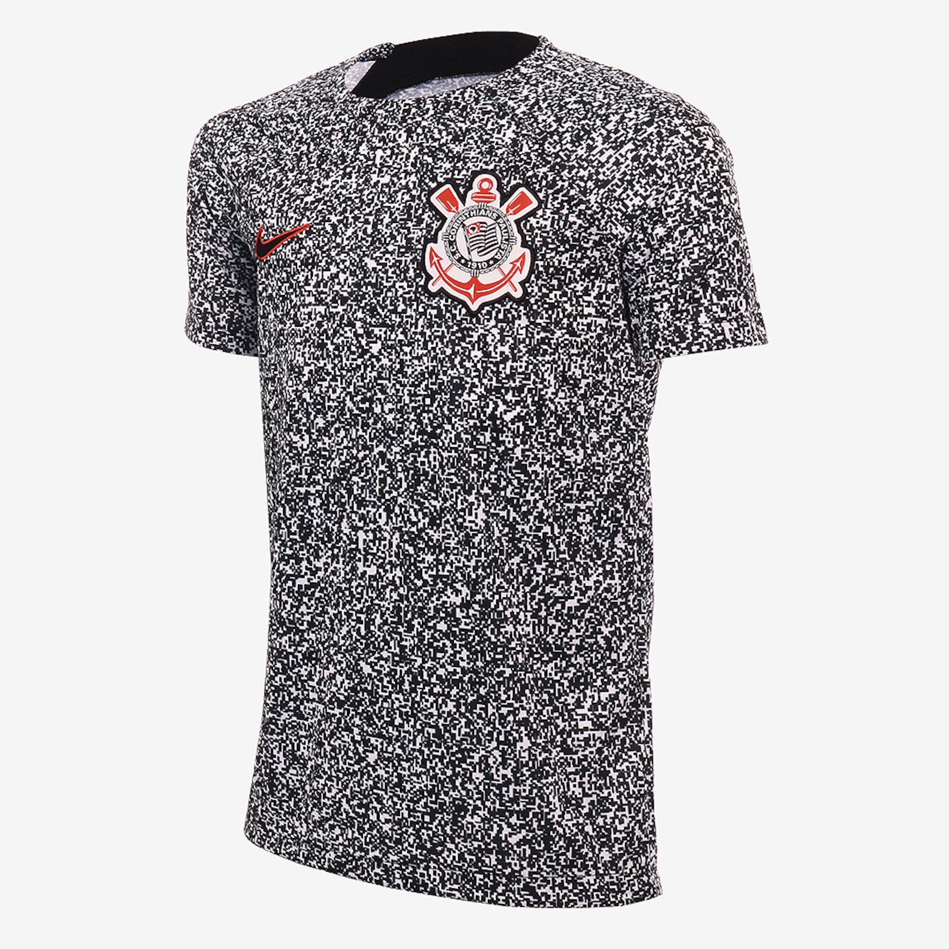 Camiseta Nike Corinthians Pré-Jogo 2024 Academy Pro Infantil - Foto 1