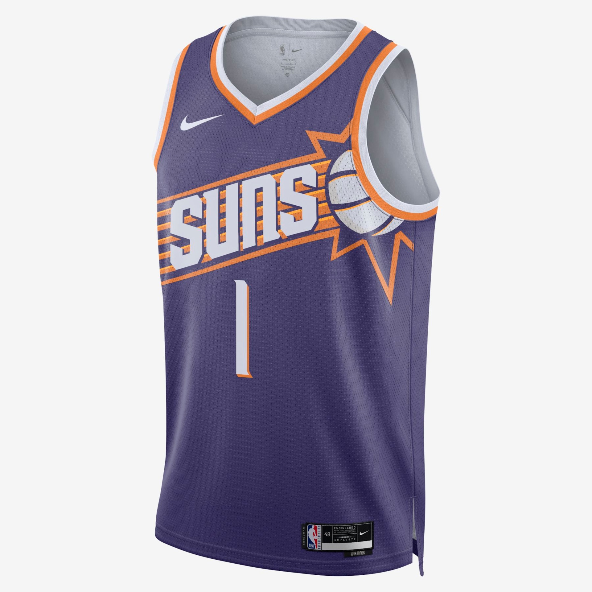 Regata Nike Phoenix Suns Icon Edition 2023/24 Masculina - Foto 1