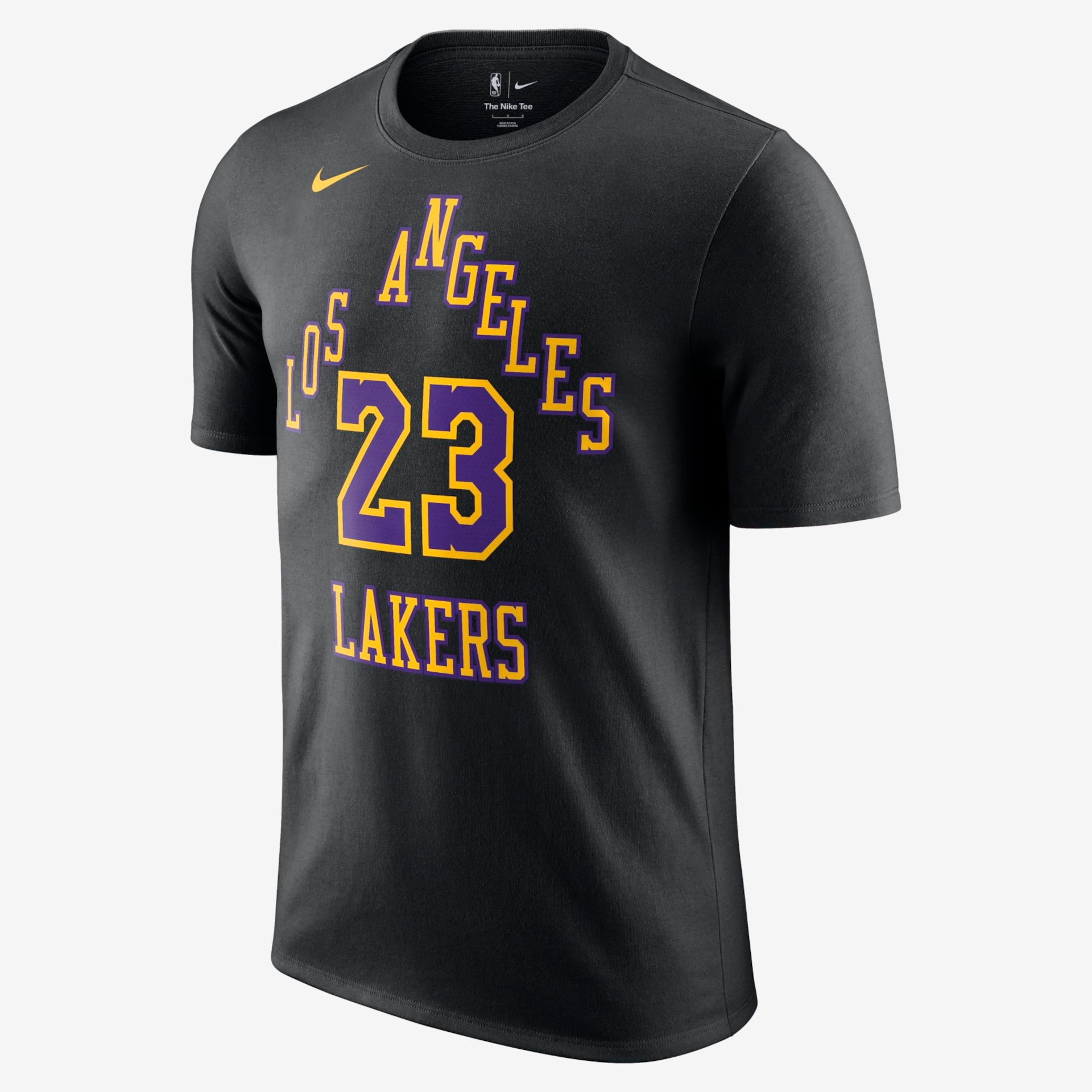 Camiseta Nike Los Angeles Lakers City Edition Masculina - Foto 1