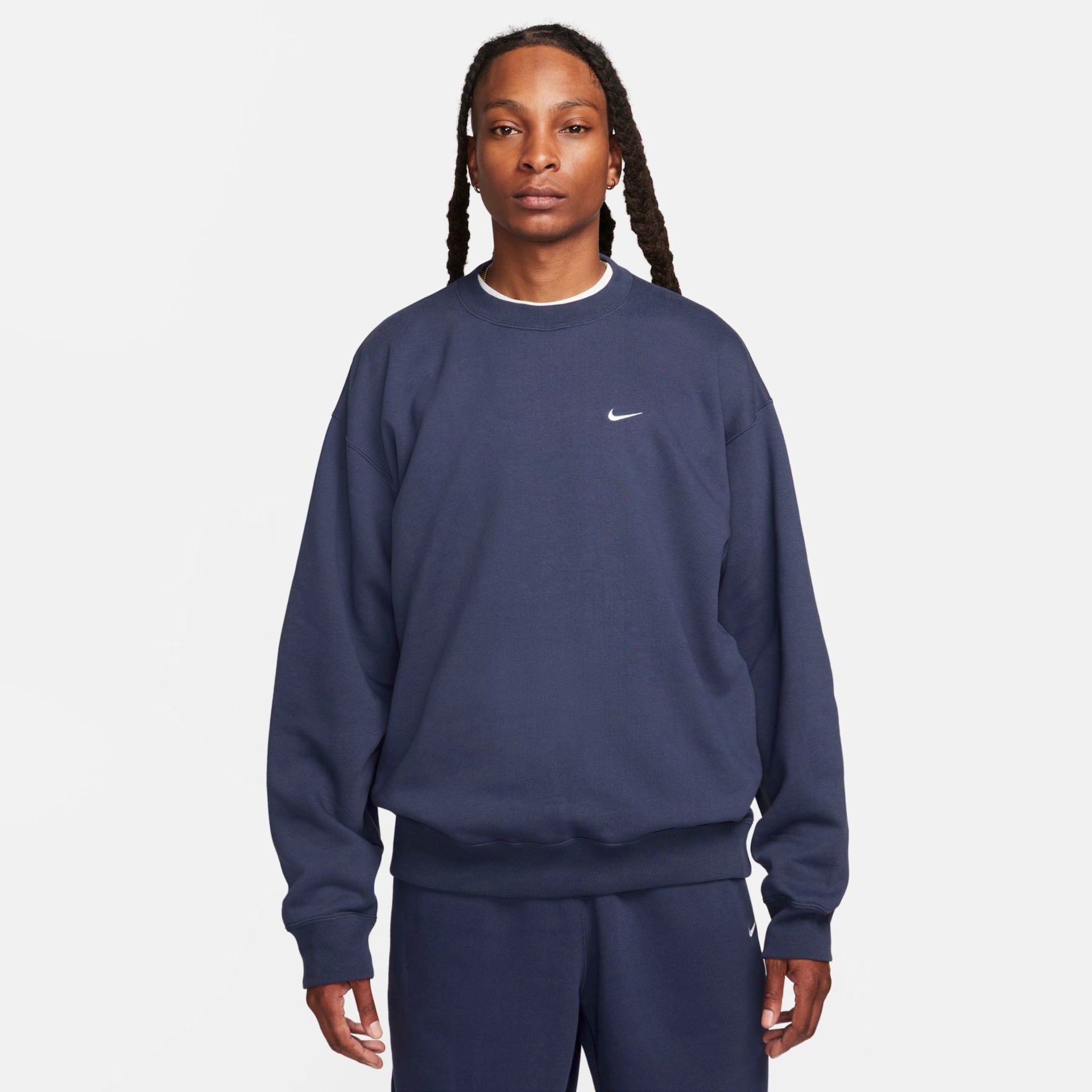 Blusão Nike Solo Swoosh Fleece Masculina - Foto 1