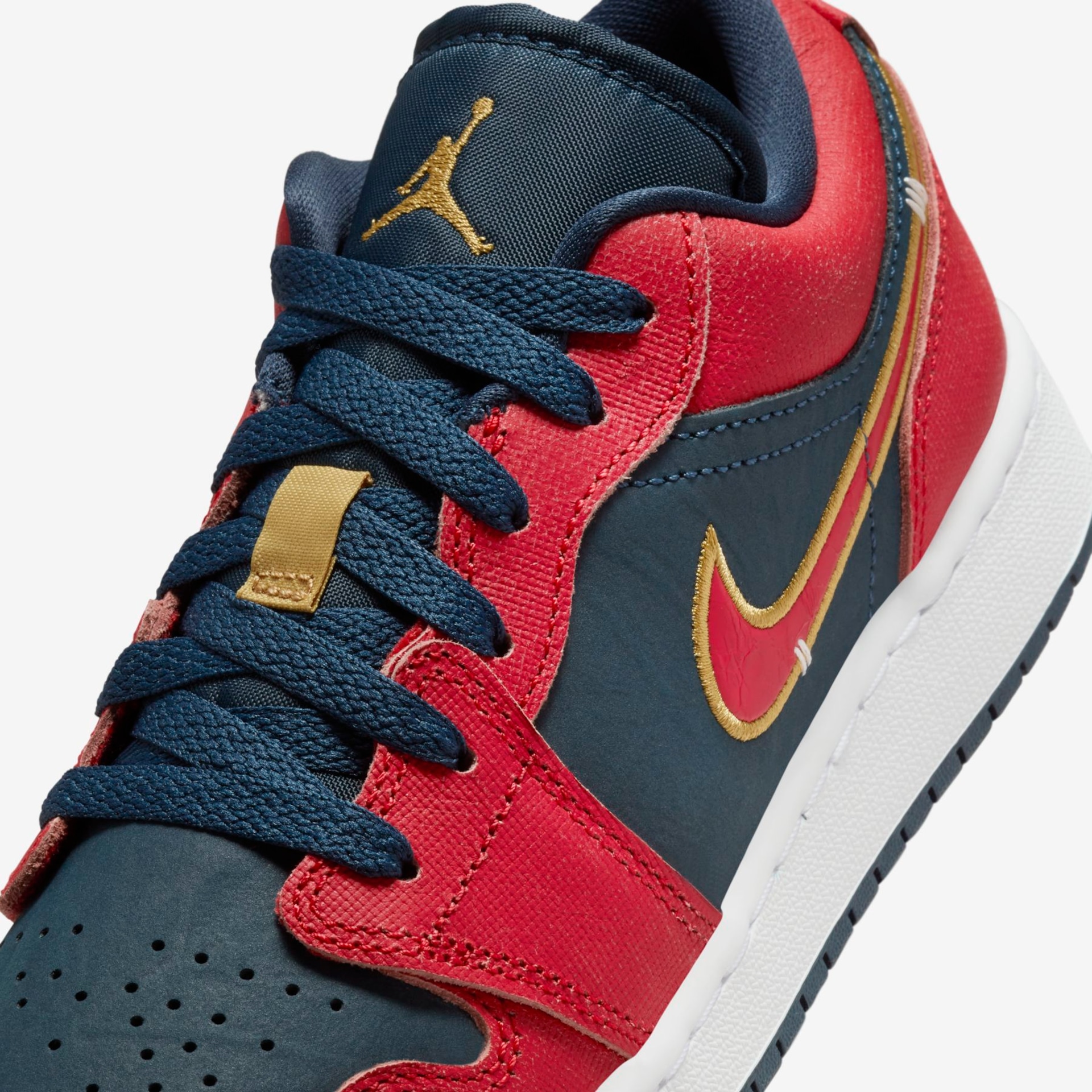 Tênis Air Jordan 1 Low Infantil - Foto 7