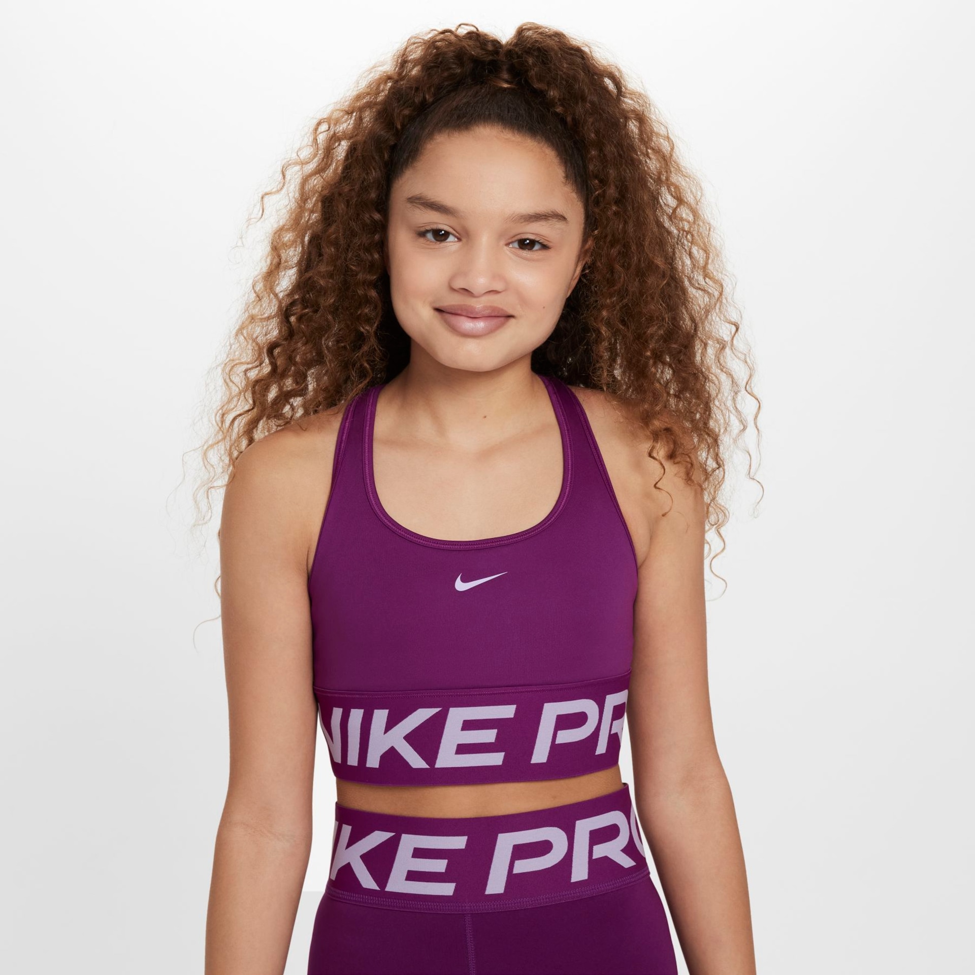 Top Nike Pro Swoosh Infantil - Foto 1