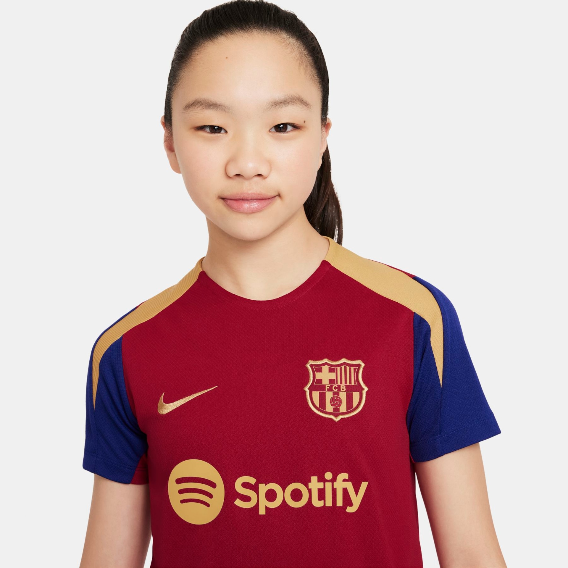 Camiseta Nike Barcelona Strike Infantil - Foto 3