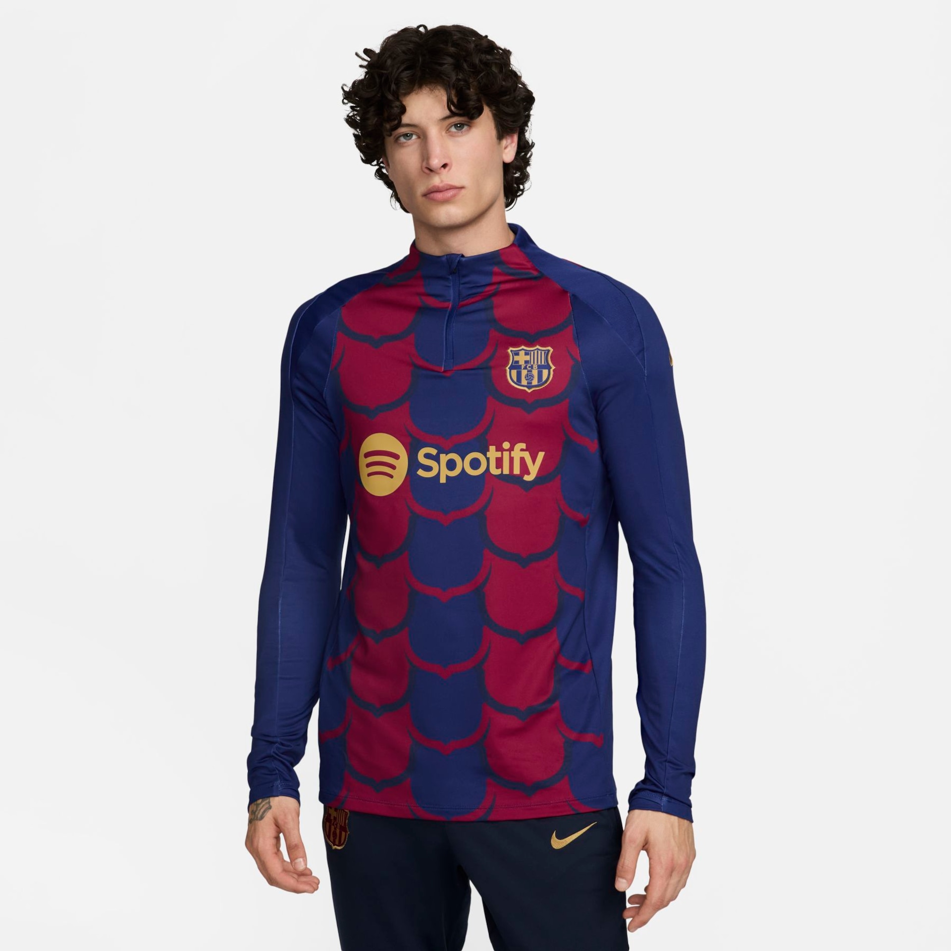 Camiseta Nike Barcelona Strike Masculina - Foto 1