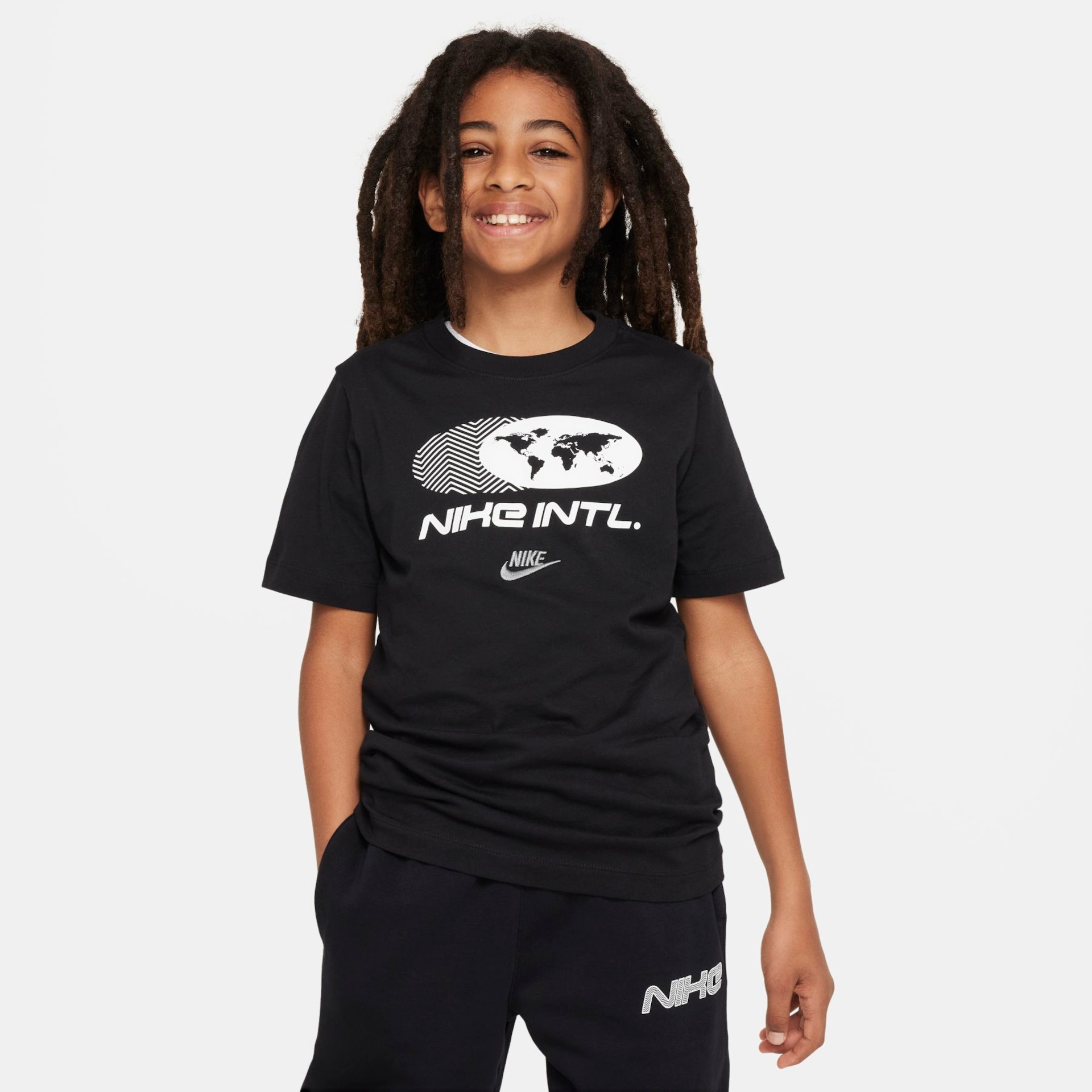 Camiseta Nike Sportswear Amplify Infantil - Foto 1