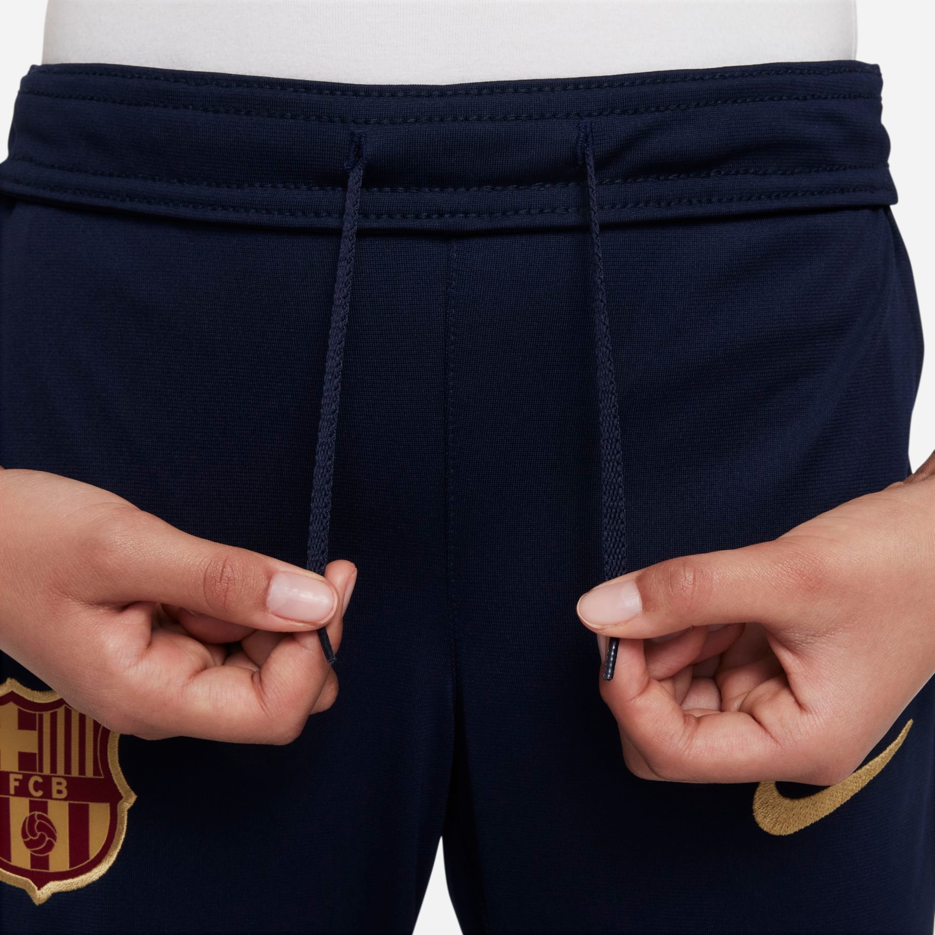 Agasalho Nike Barcelona Strike Infantil - Foto 9