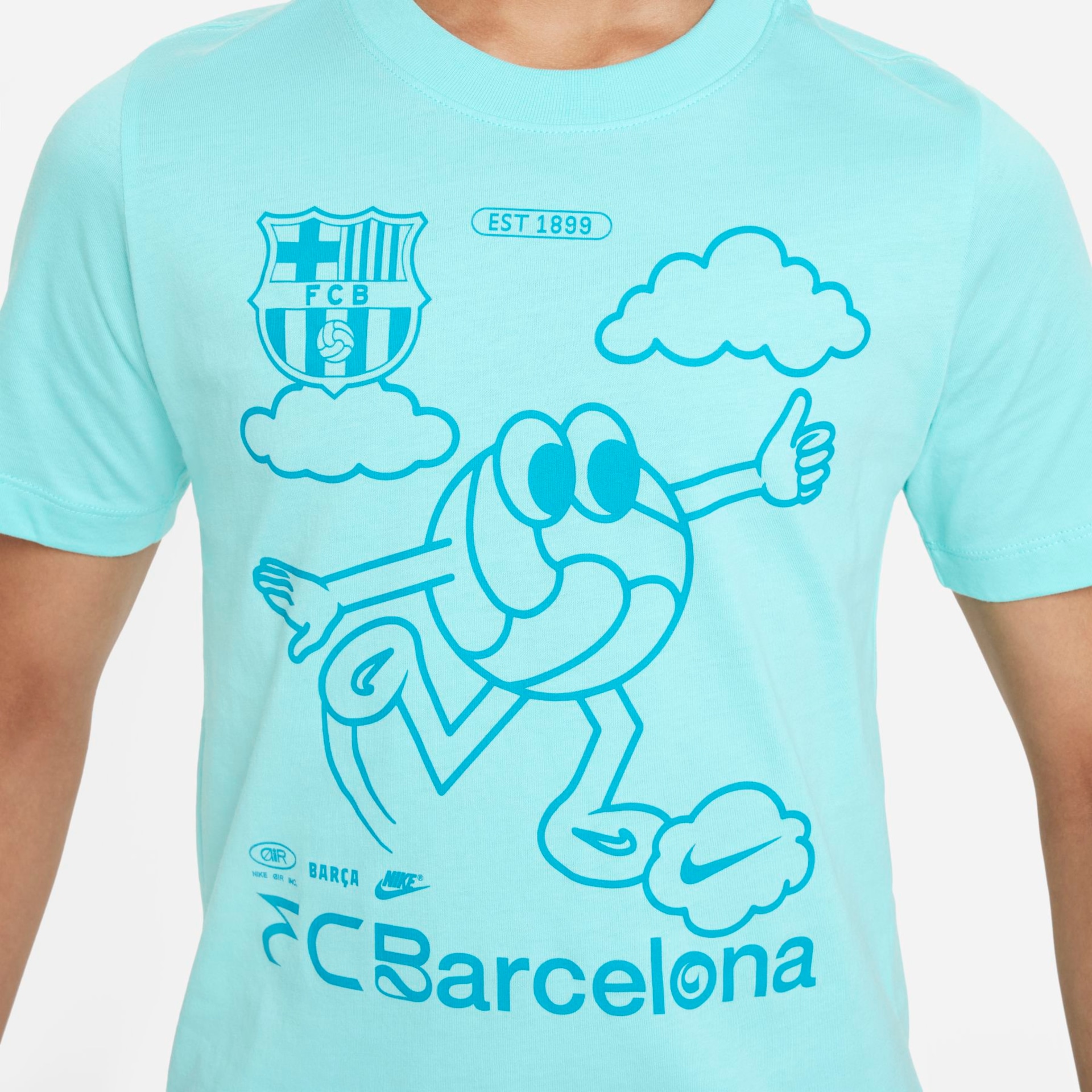 Camiseta Nike Barcelona Air Infantil - Foto 4