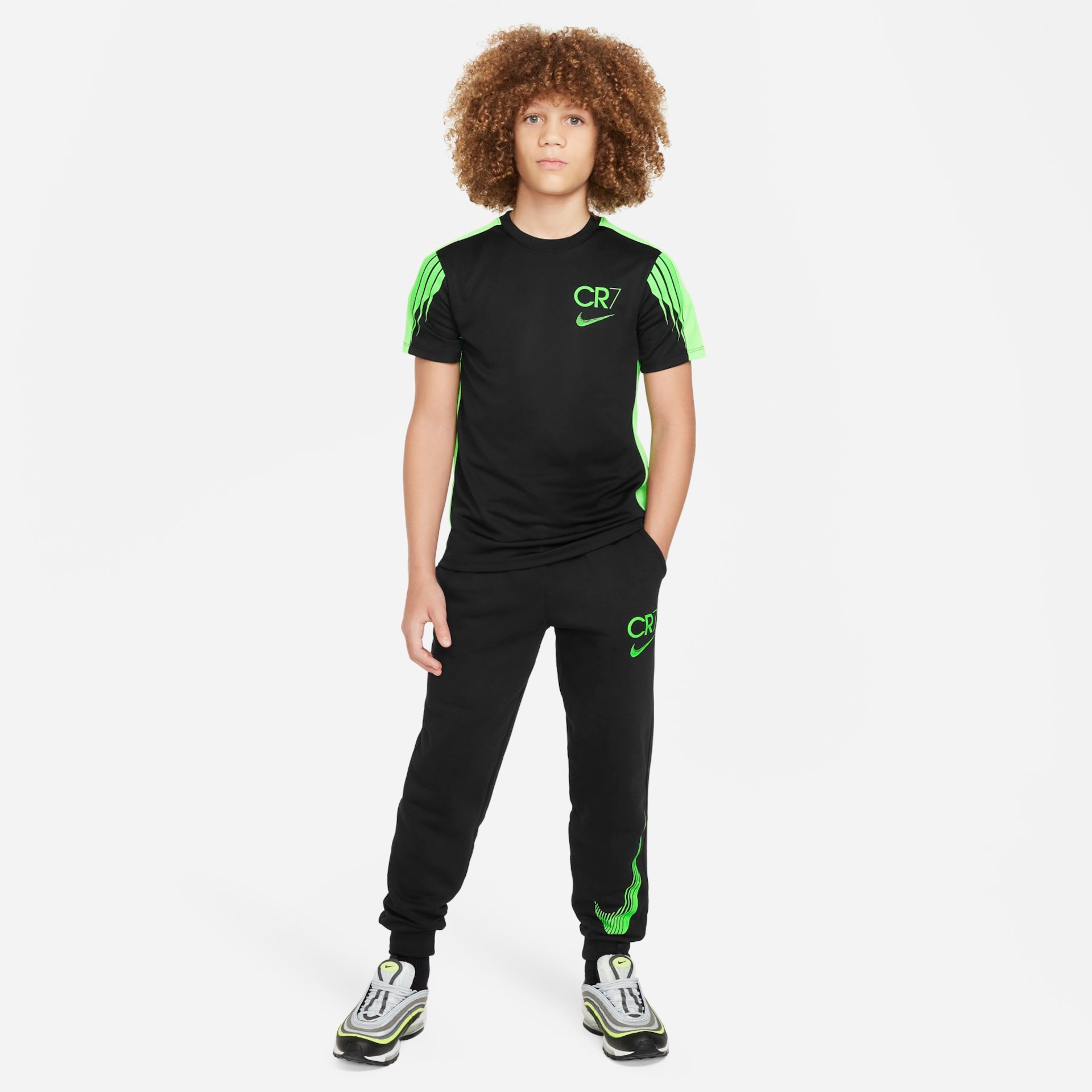 Camiseta Nike Dri-FIT CR7 Academy 23 Infantil - Foto 4