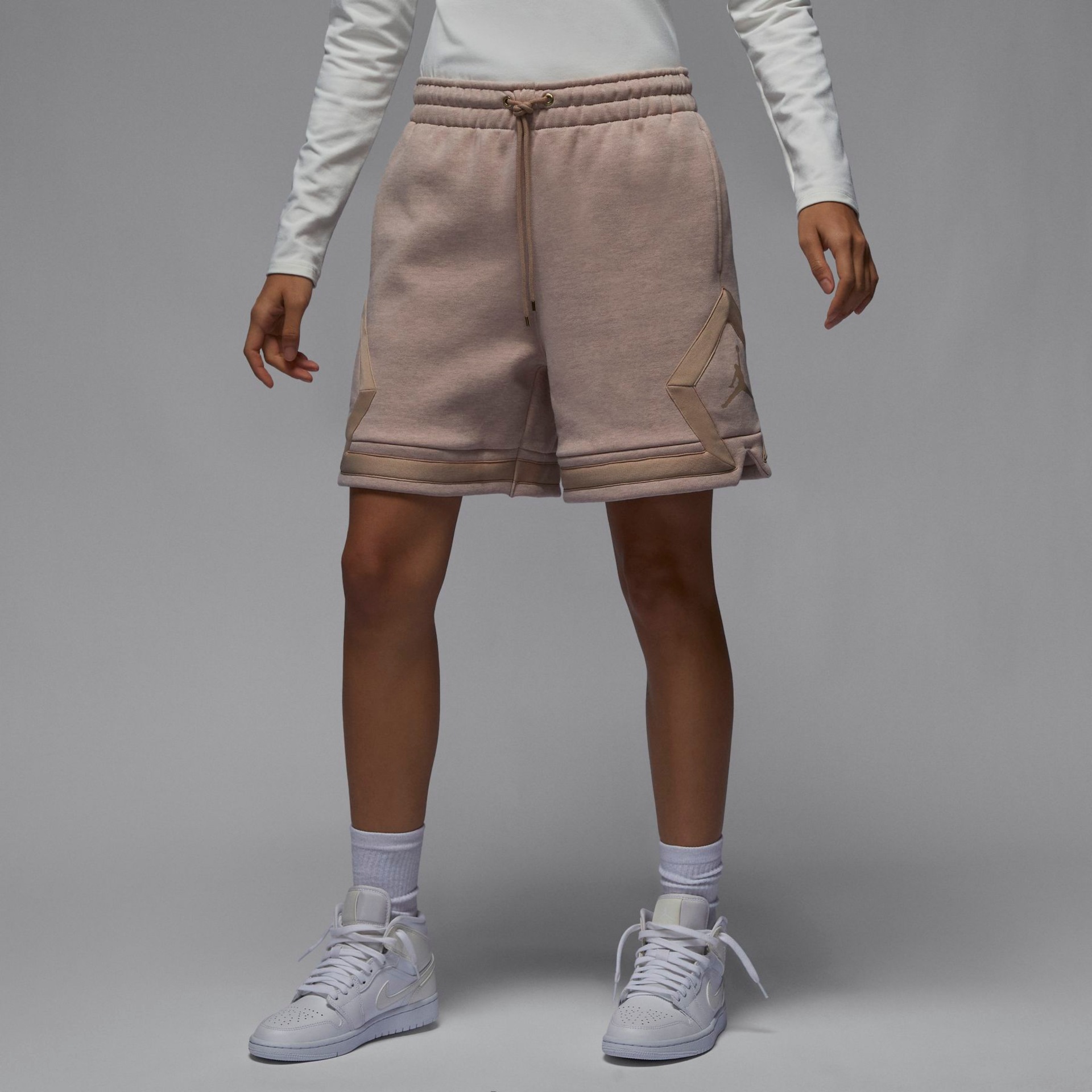 Shorts Jordan Flight Fleece Diamond Feminino - Foto 1