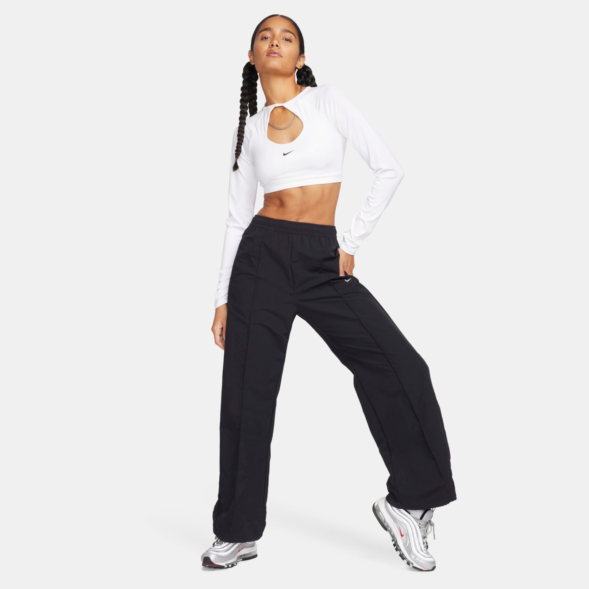 Calça Nike Sportswear Trend Woven Feminina - Foto 7