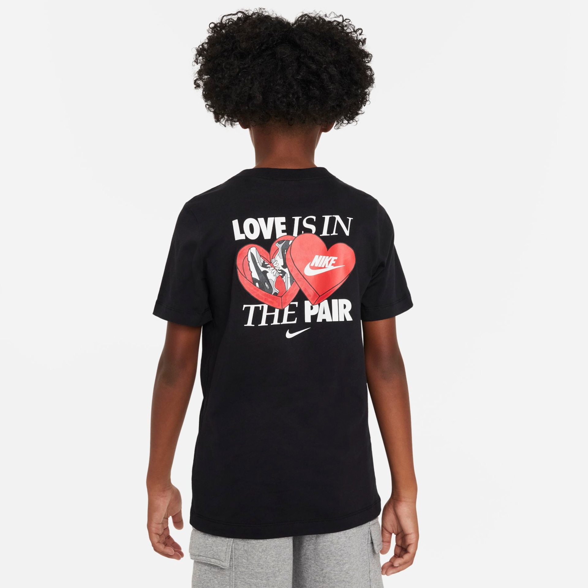 Camiseta Nike Sportswear Heart Infantil - Foto 1