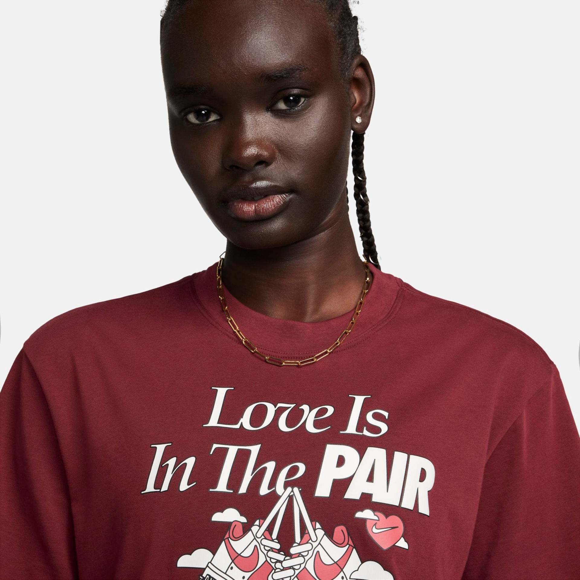 Camiseta Nike Boxy Valentine's Day Feminina - Foto 3