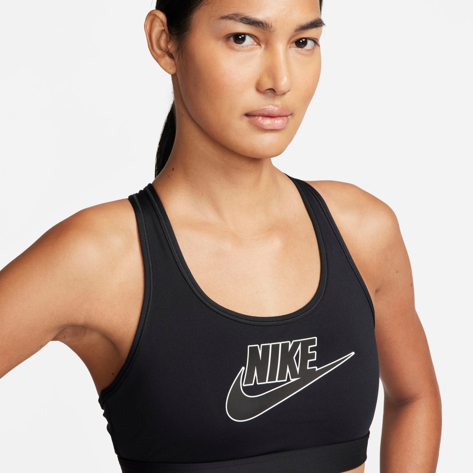 Top Nike Swoosh Futura Feminino - Foto 3