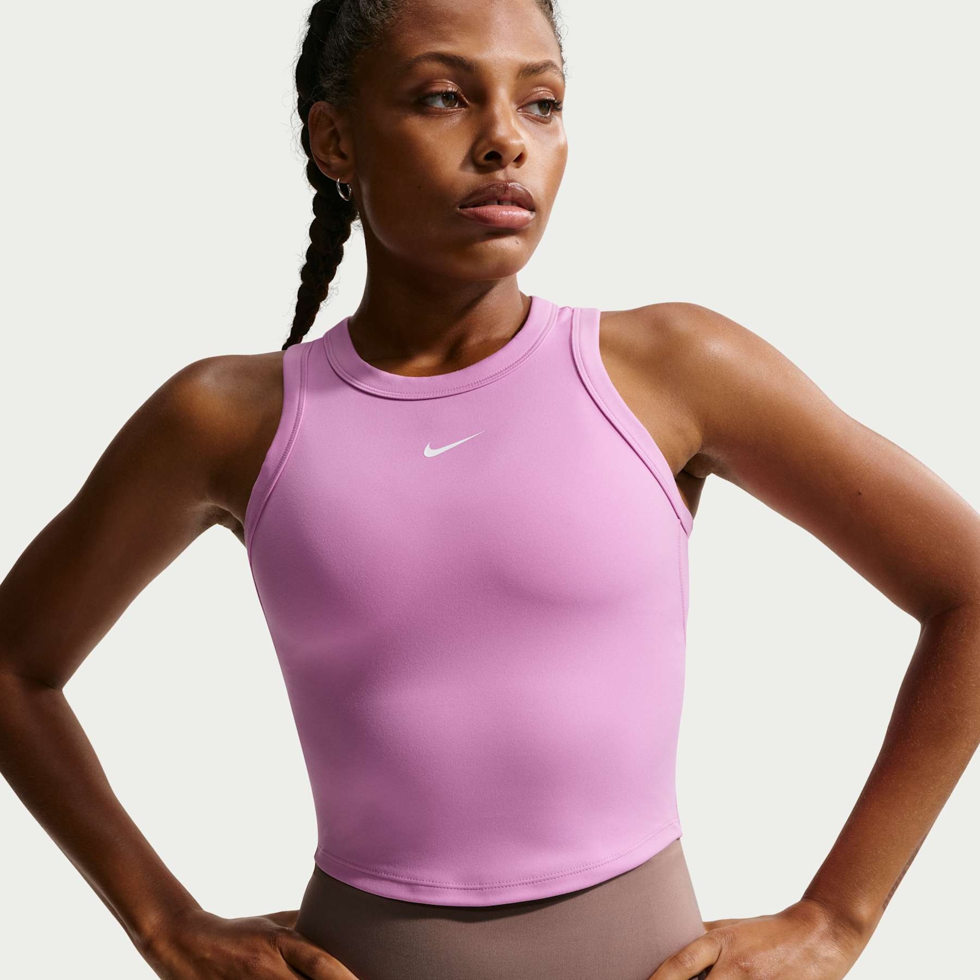Imagem principal de Regata Nike Dri-FIT One Cropped Feminina