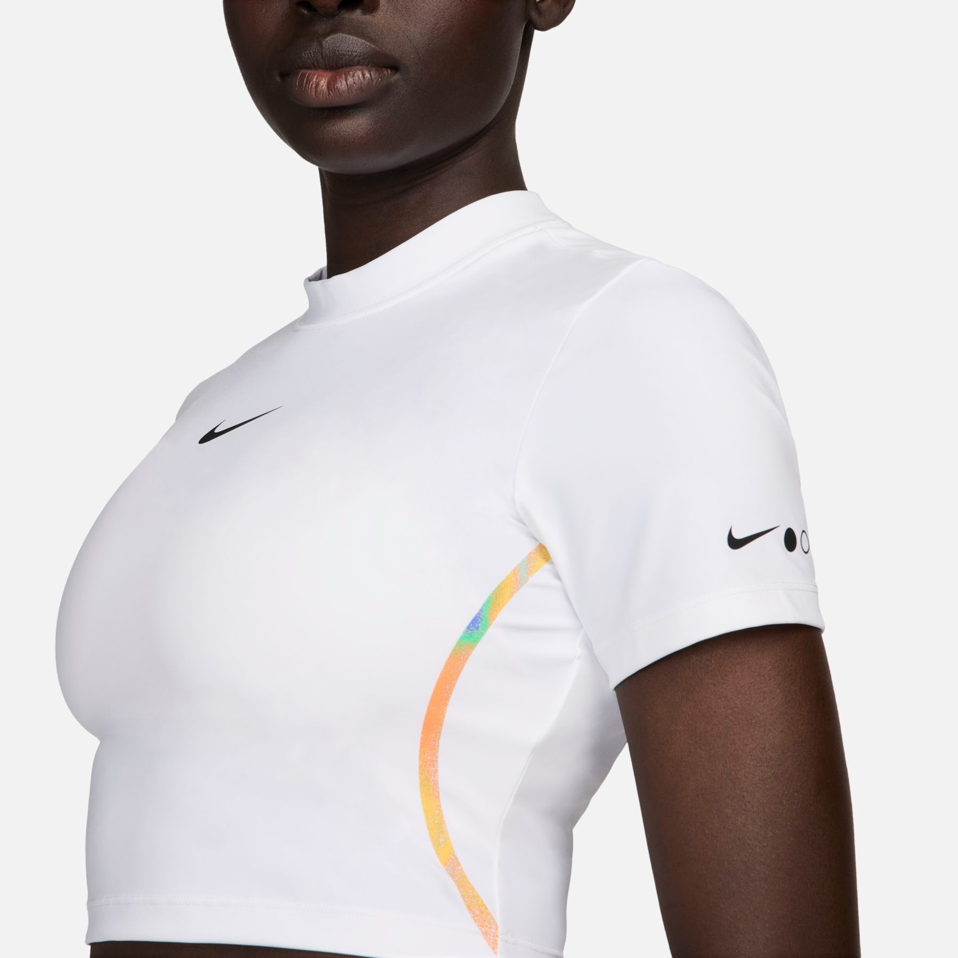 Camiseta Nike Pro Dri-FIT Cropped Feminina - Foto 4