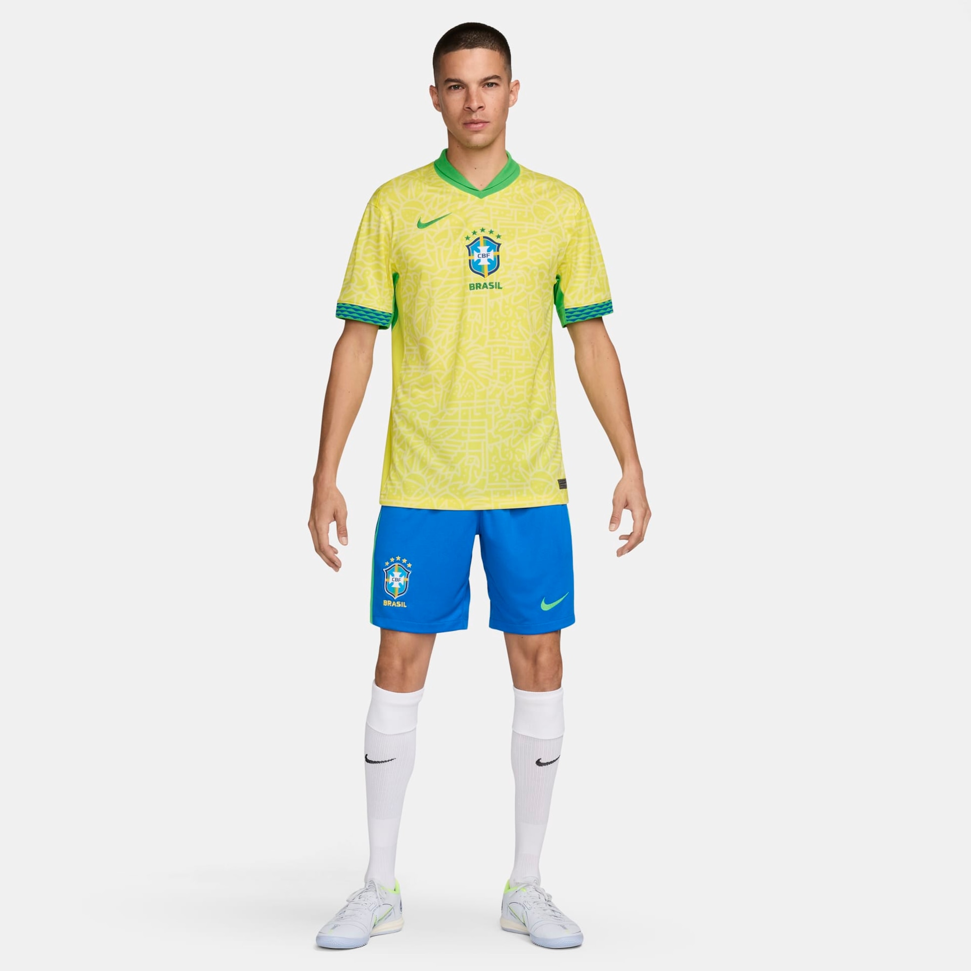 Camisa Nike Brasil I 2024/25 Torcedor Pro Masculina - Foto 7