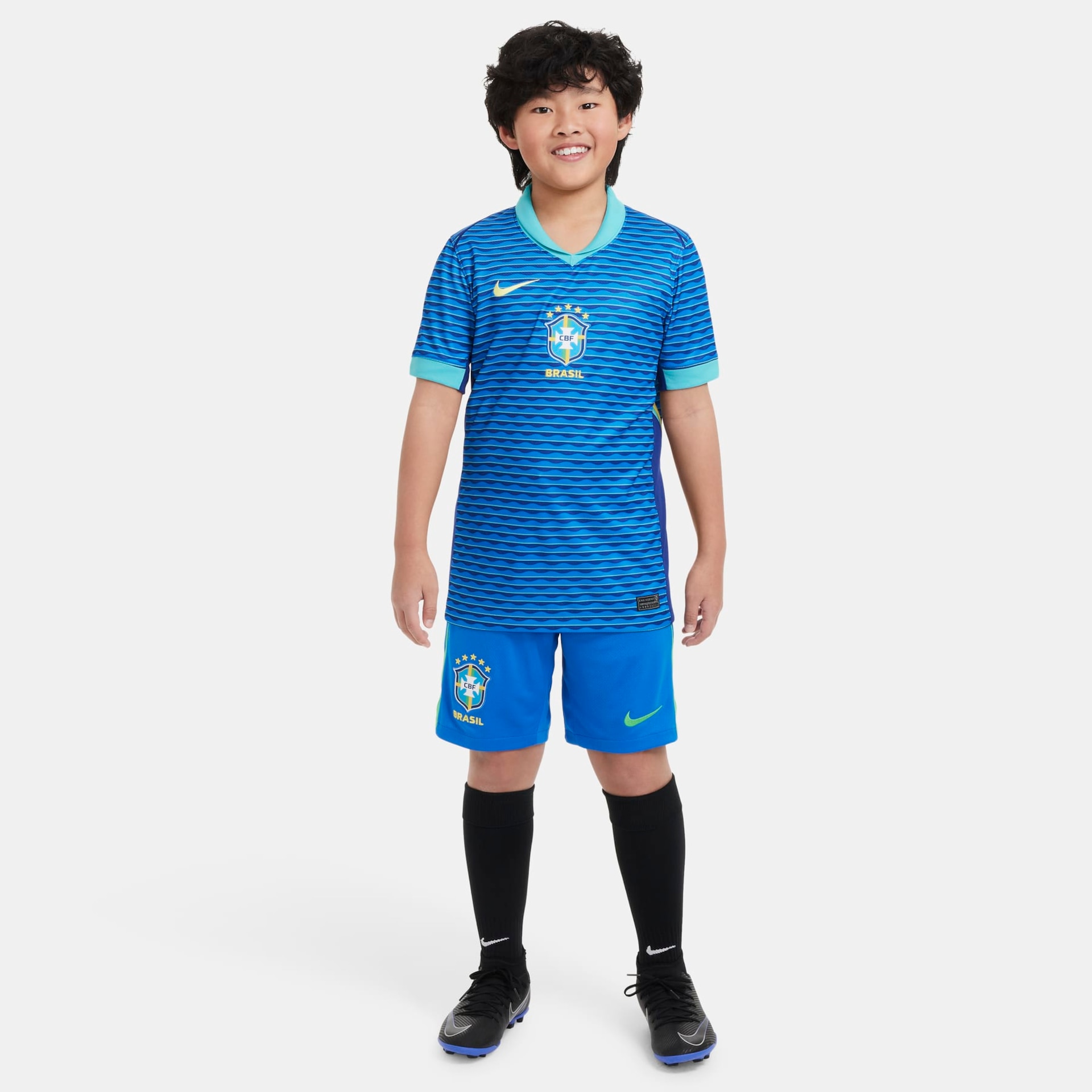 Camisa Nike Brasil II 2024/25 Torcedor Pro Infantil - Foto 4