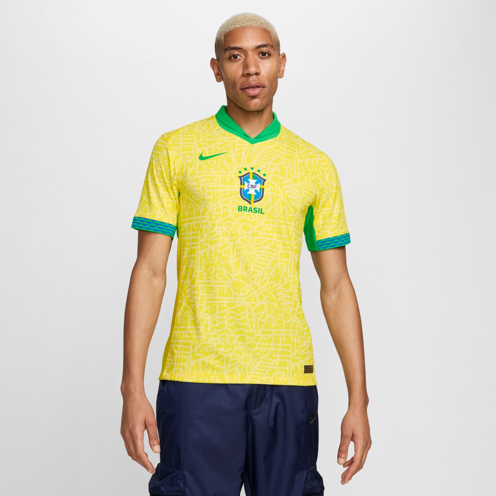 Camisa Nike Brasil I 2024/25 Jogador Masculina - Foto 1