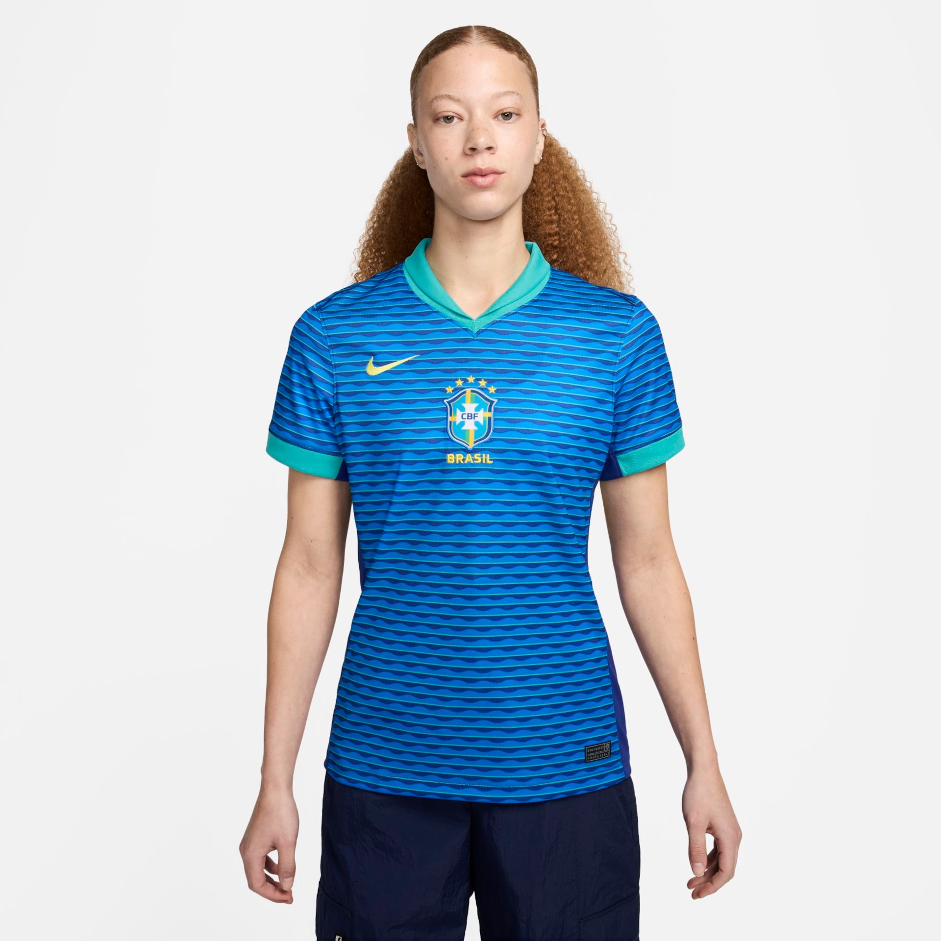 Camisa Nike Seleção Brasileira Feminina II 2024/25 Torcedora Pro Feminina - Foto 1