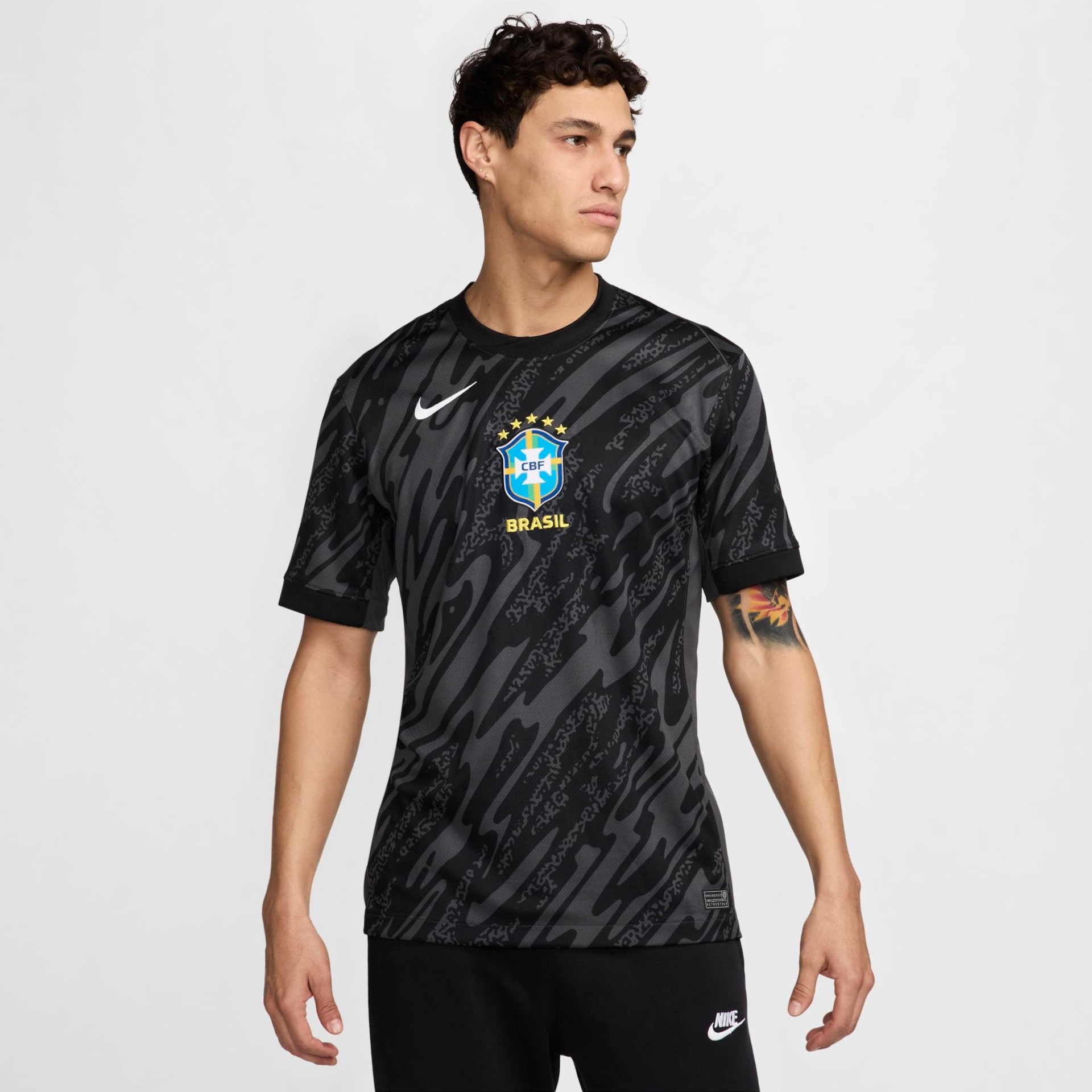 Camisa de Goleiro Nike Brasil 2024/25 Masculina - Foto 1