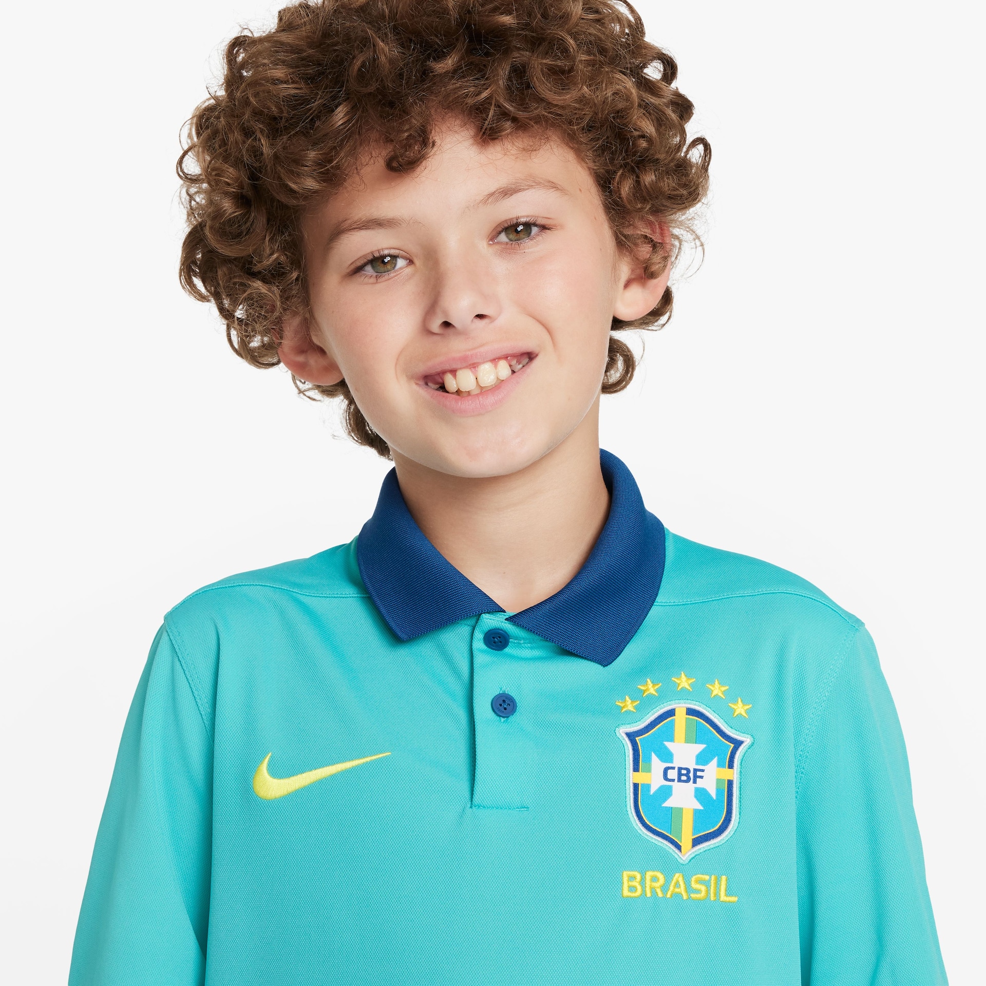 Camisa Polo Nike Brasil Victory Infantil - Foto 3