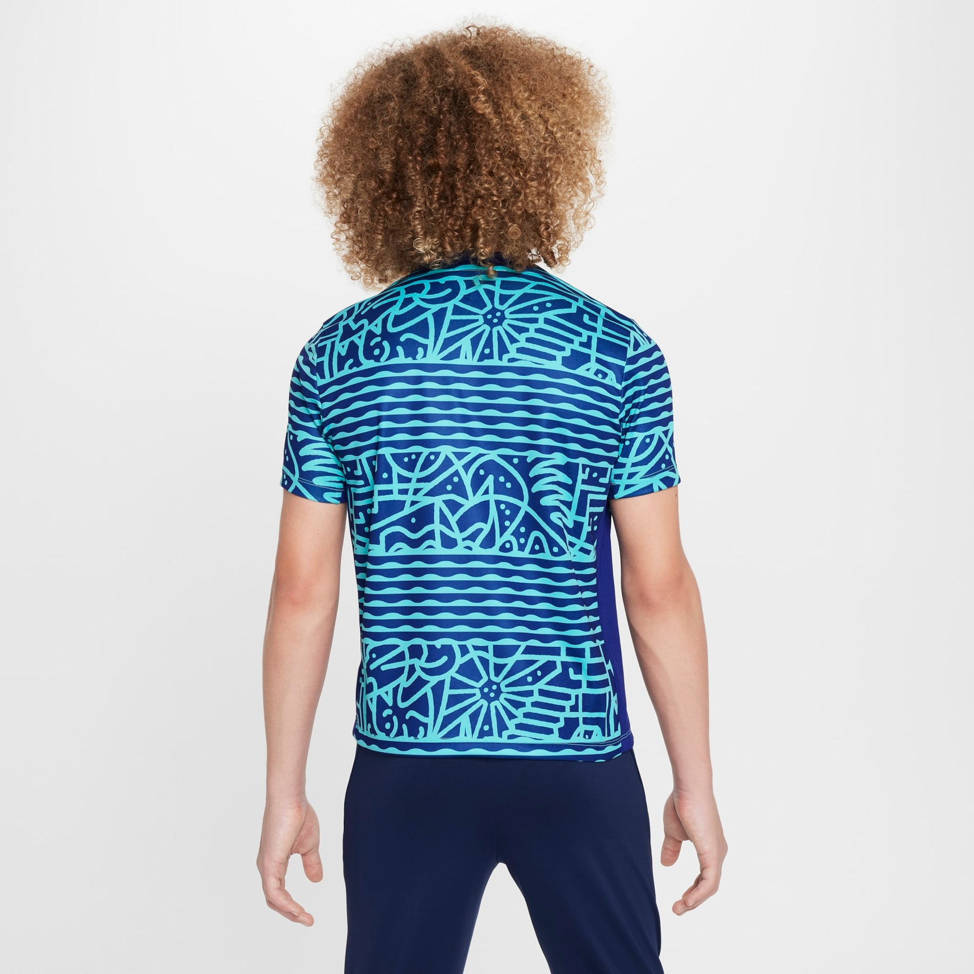 Camiseta Nike Brasil Pré-Jogo Dri-FIT Academy Pro Infantil - Foto 6