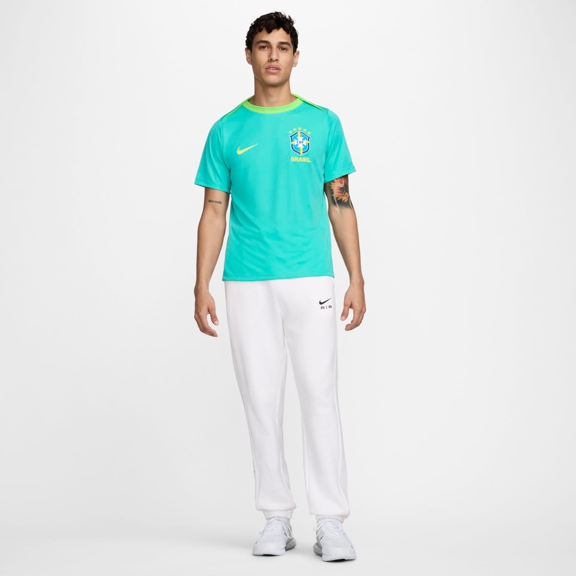 Camiseta Nike Brasil Dri-FIT Academy Pro Masculina - Foto 6