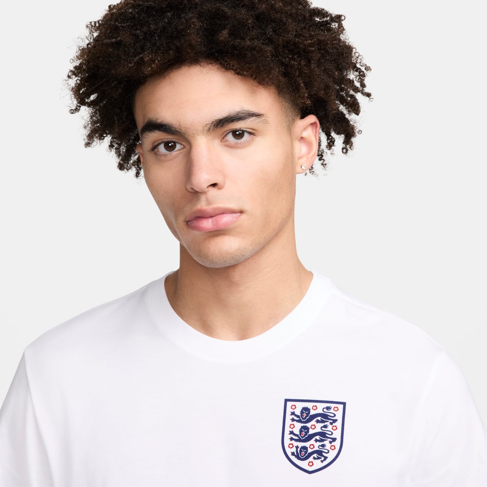 Camiseta Nike Inglaterra Crest Masculina - Foto 3