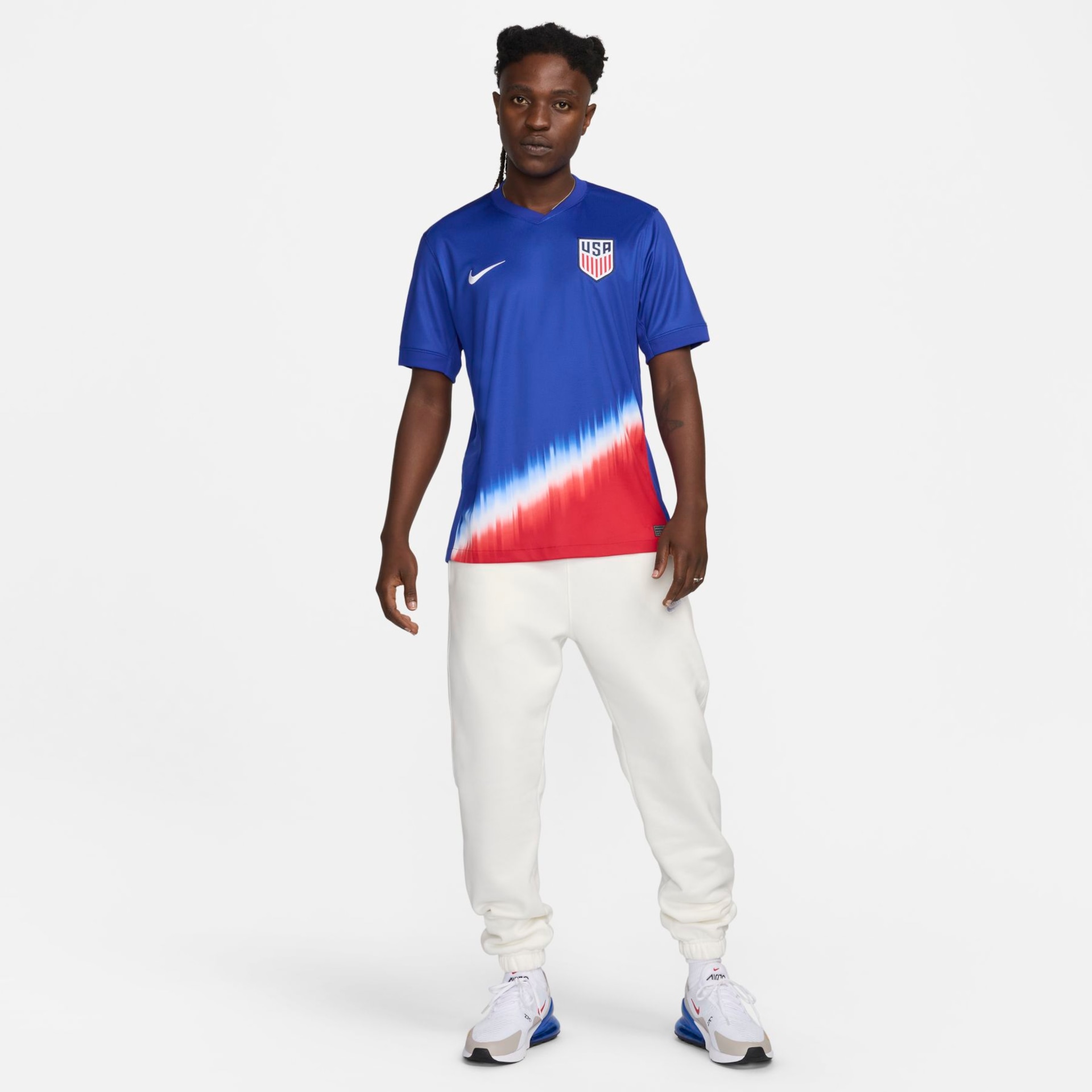 Camisa Nike Estados Unidos II 2024/25 Torcedor Pro Masculina - Foto 7