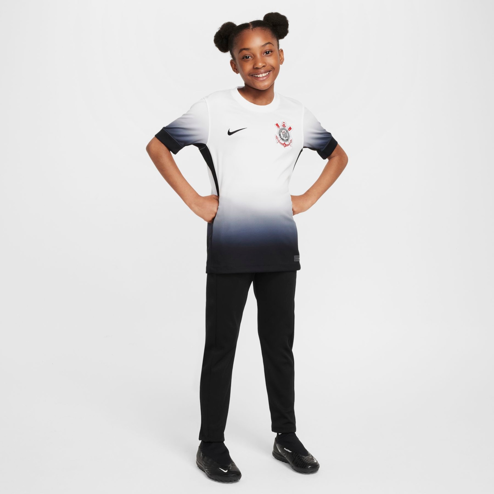 Camisa Nike Corinthians I 2024/25 Torcedor Pro Infantil - Foto 2