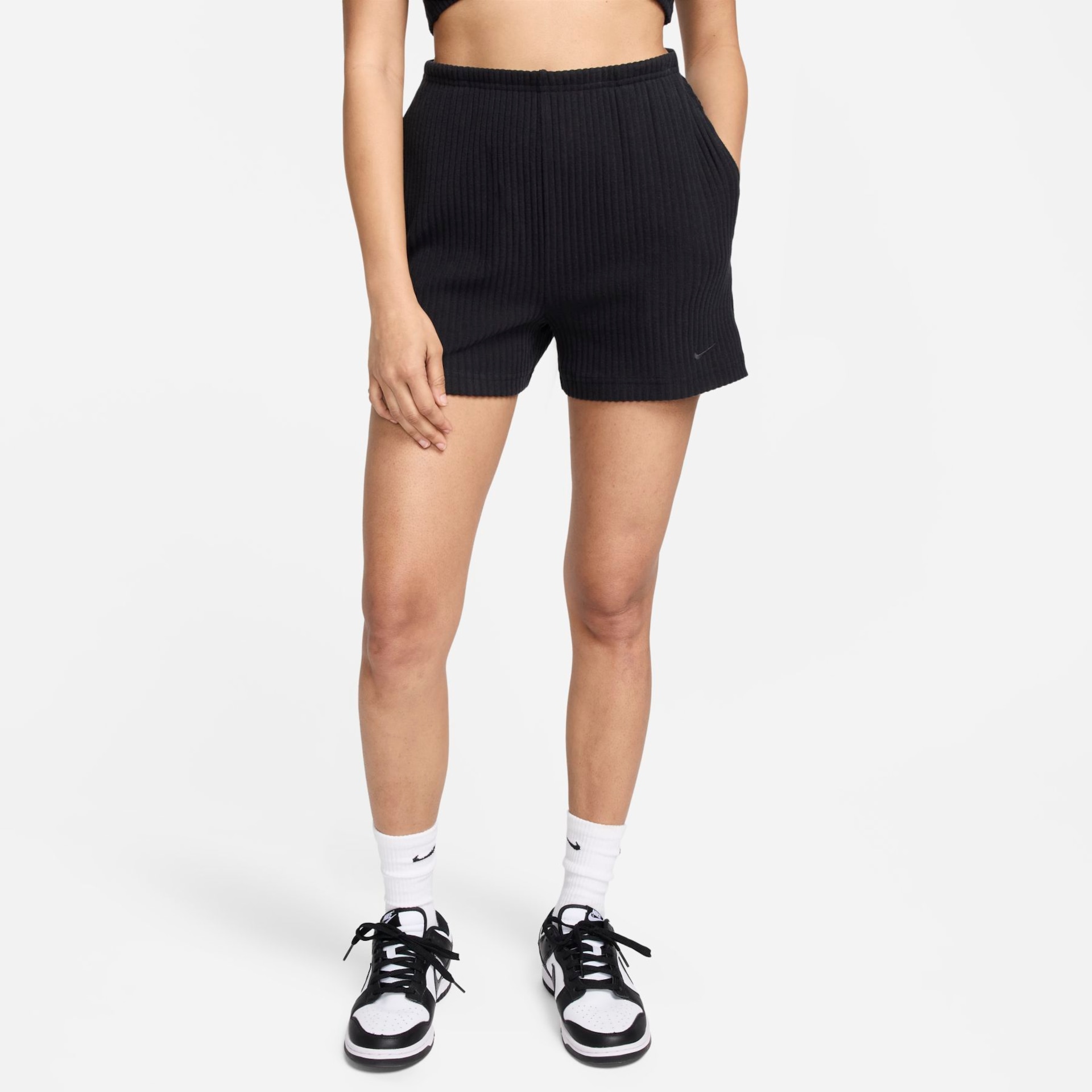 Shorts Nike Sportswear Knit 3IN Feminino - Foto 1