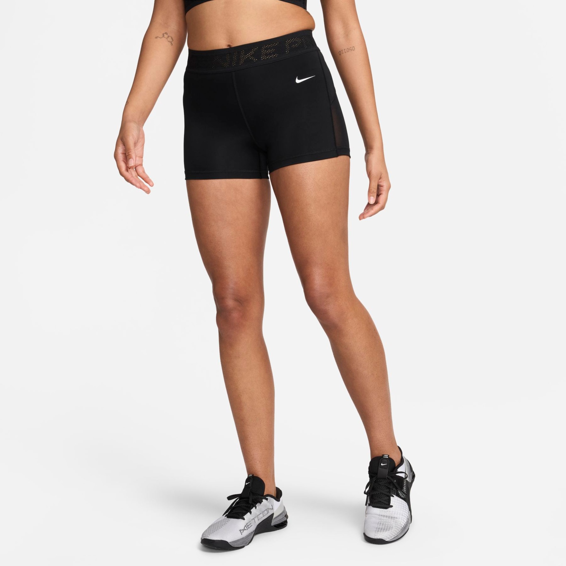 Shorts Nike Dri-FIT 3IN Mesh Feminino - Foto 1