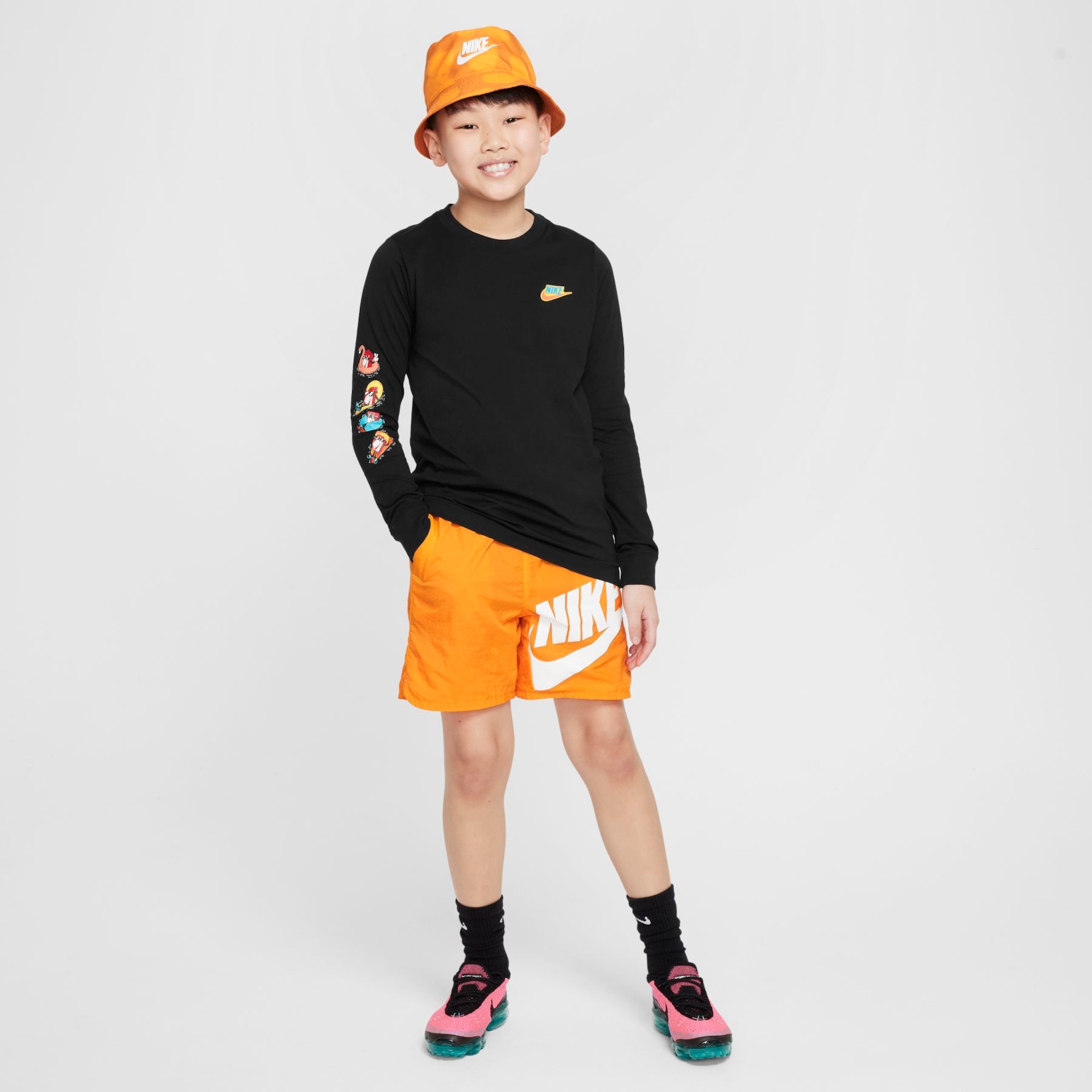 Camiseta Nike Sportswear Boxy Infantil - Foto 5