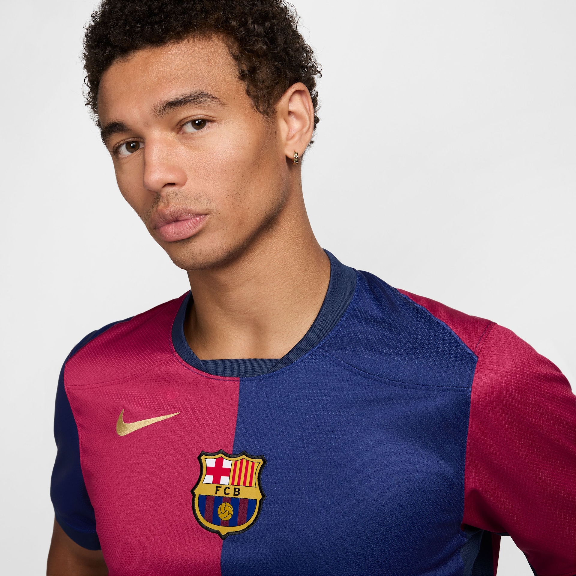 Camisa Nike Barcelona I 2024/25 Torcedor Pro Masculino - Foto 3