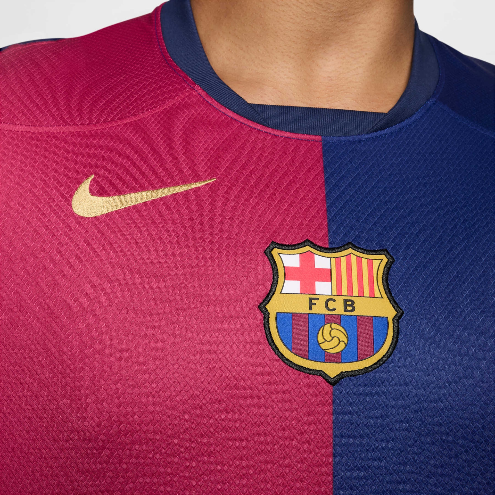 Camisa Nike Barcelona I 2024/25 Torcedor Pro Masculina - Foto 6