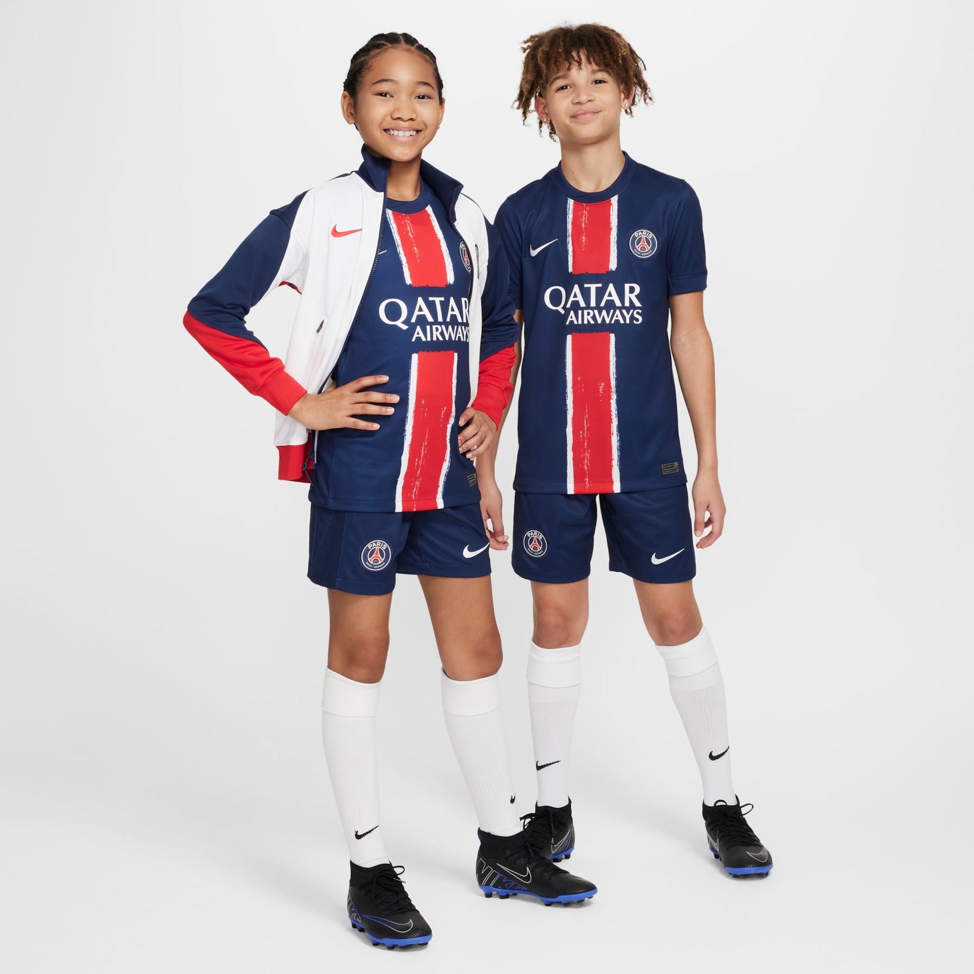 Camisa Nike Paris Saint-Germain I 2024/25 Torcedor Pro Infantil - Foto 9