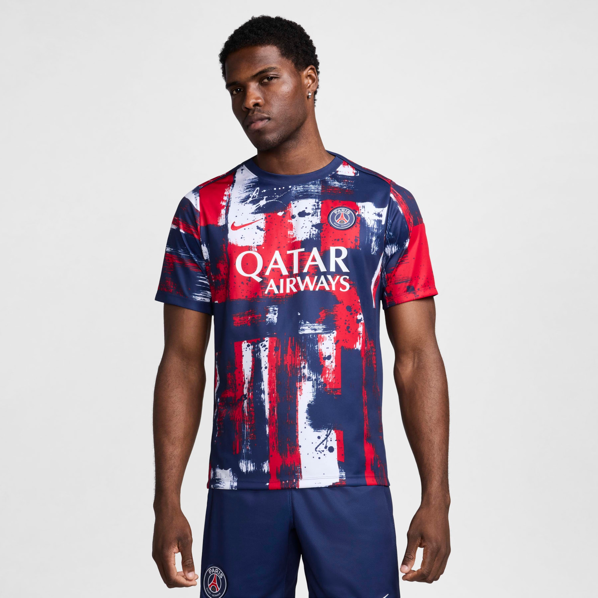 Camiseta Nike Paris Saint-Germain Academy Pro Masculina Pre Match - Foto 1