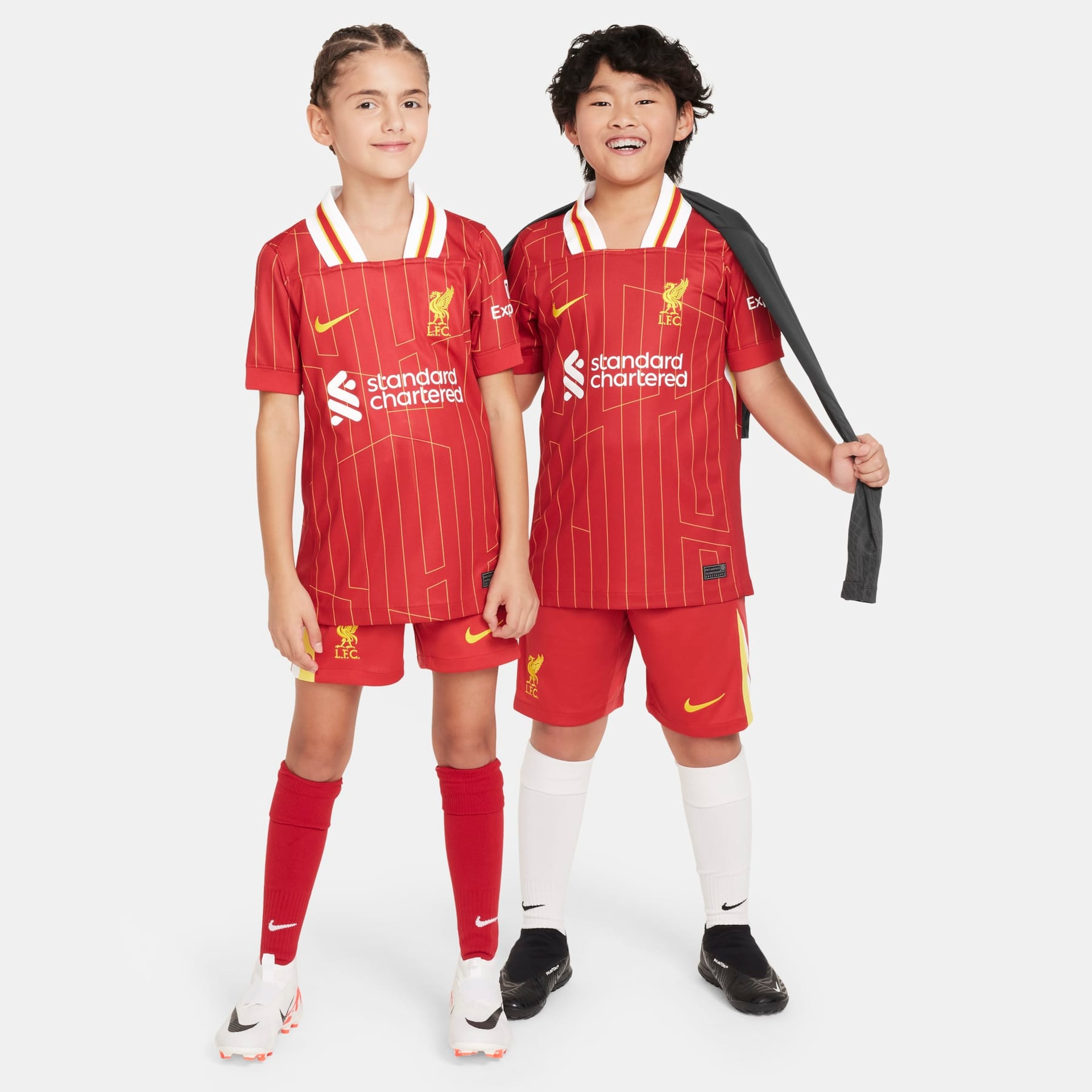 Camisa Nike Liverpool I 2024/25 Torcedor Pro Infantil - Foto 7