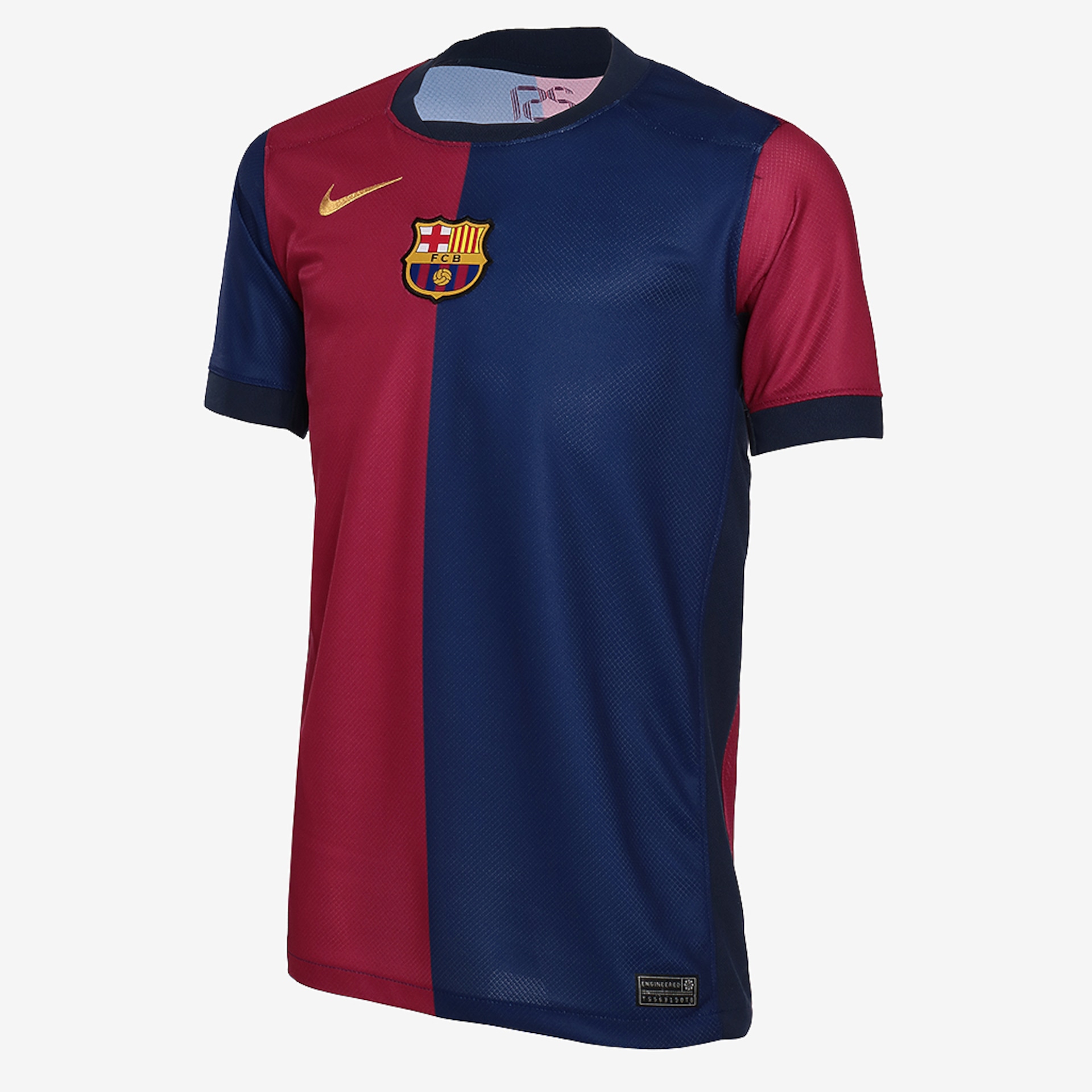 Camisa Nike Barcelona I 2024/25 Torcedor Pro Infantil - Foto 1