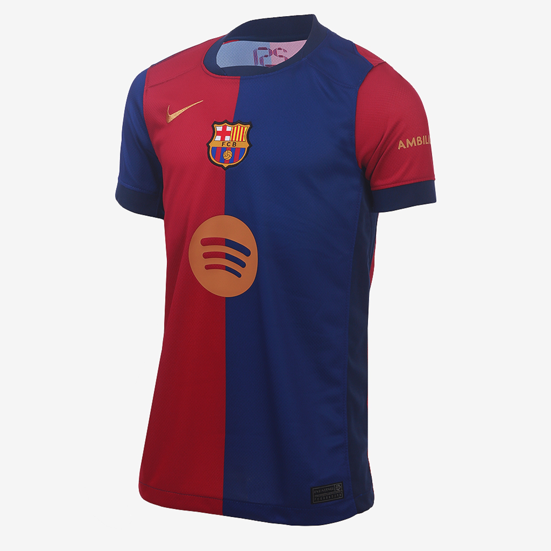 Camisa Nike Barcelona I 2024/25 Torcedor Pro Infantil - Foto 1