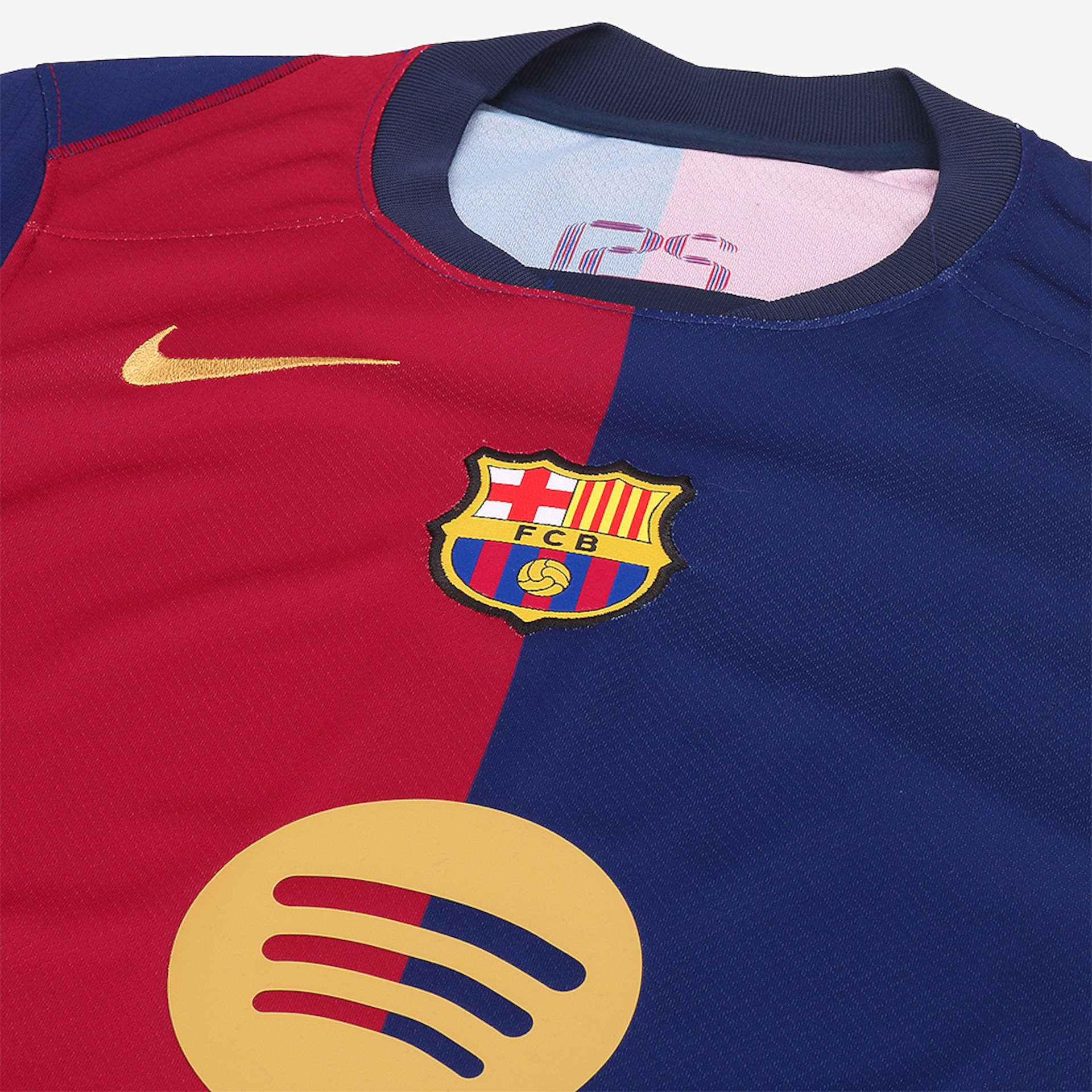 Camisa Nike Barcelona I 2024/25 Torcedor Pro Infantil - Foto 4