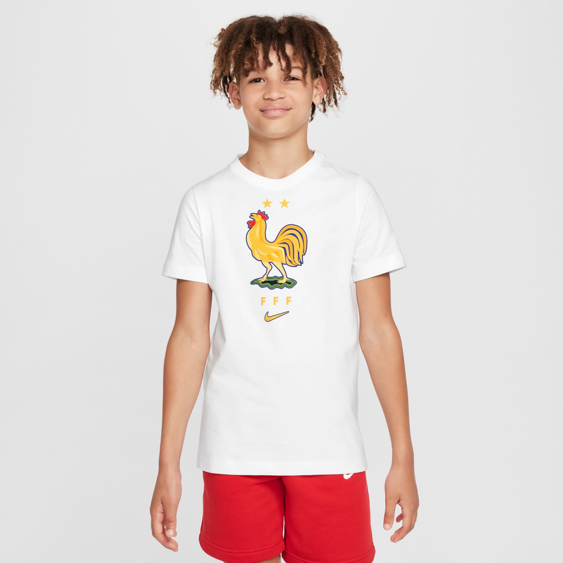 Camiseta Nike França Crest Infantil - Foto 1