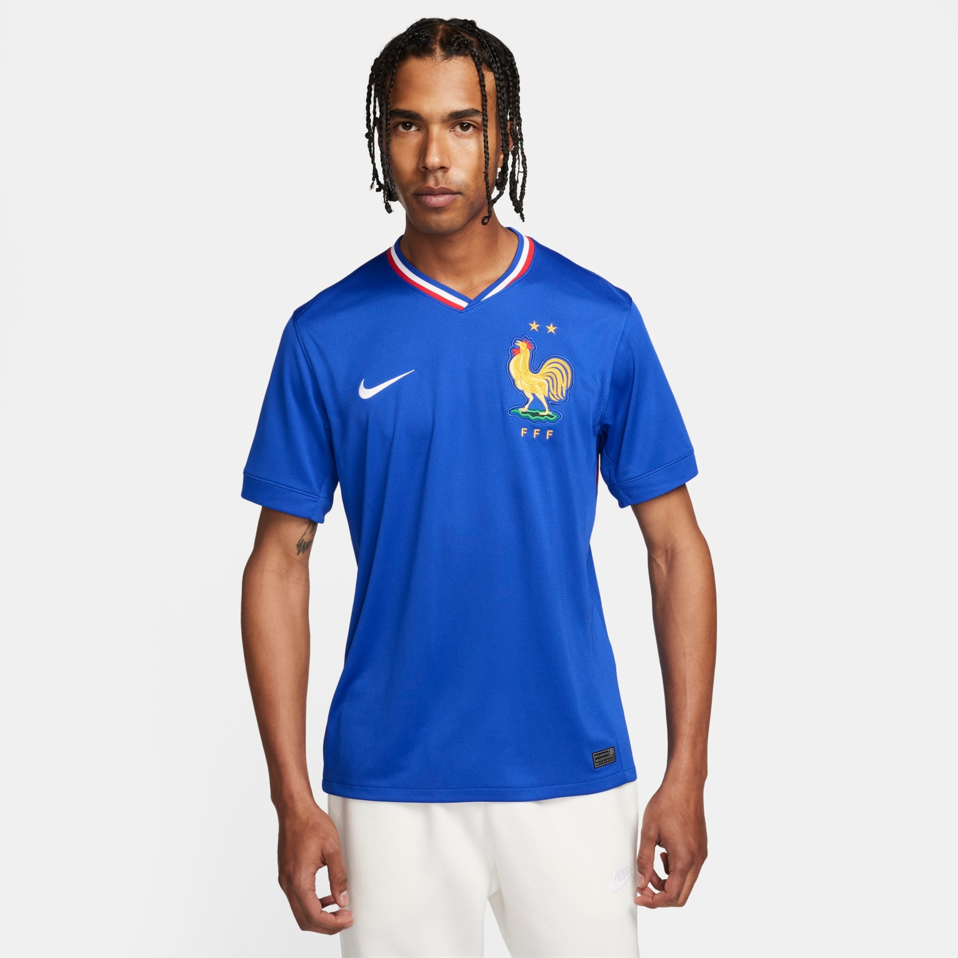 Camisa Nike França I 2024/25 Torcedor Pro Masculina - Foto 1