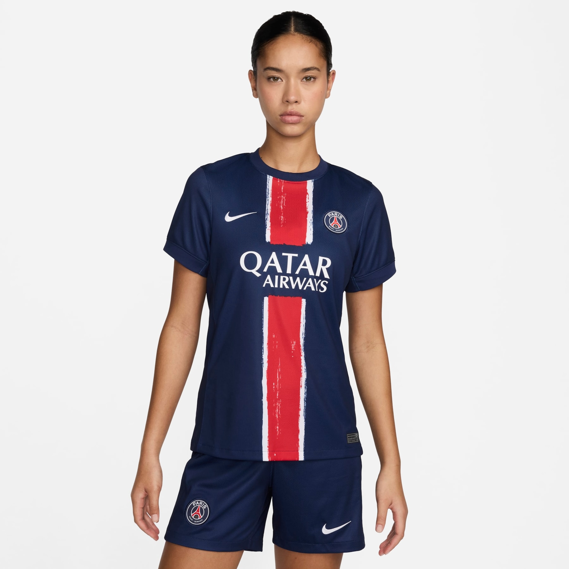 Camisa Nike Paris Saint-German I 2024/25 Torcedora Pro Feminina - Foto 1