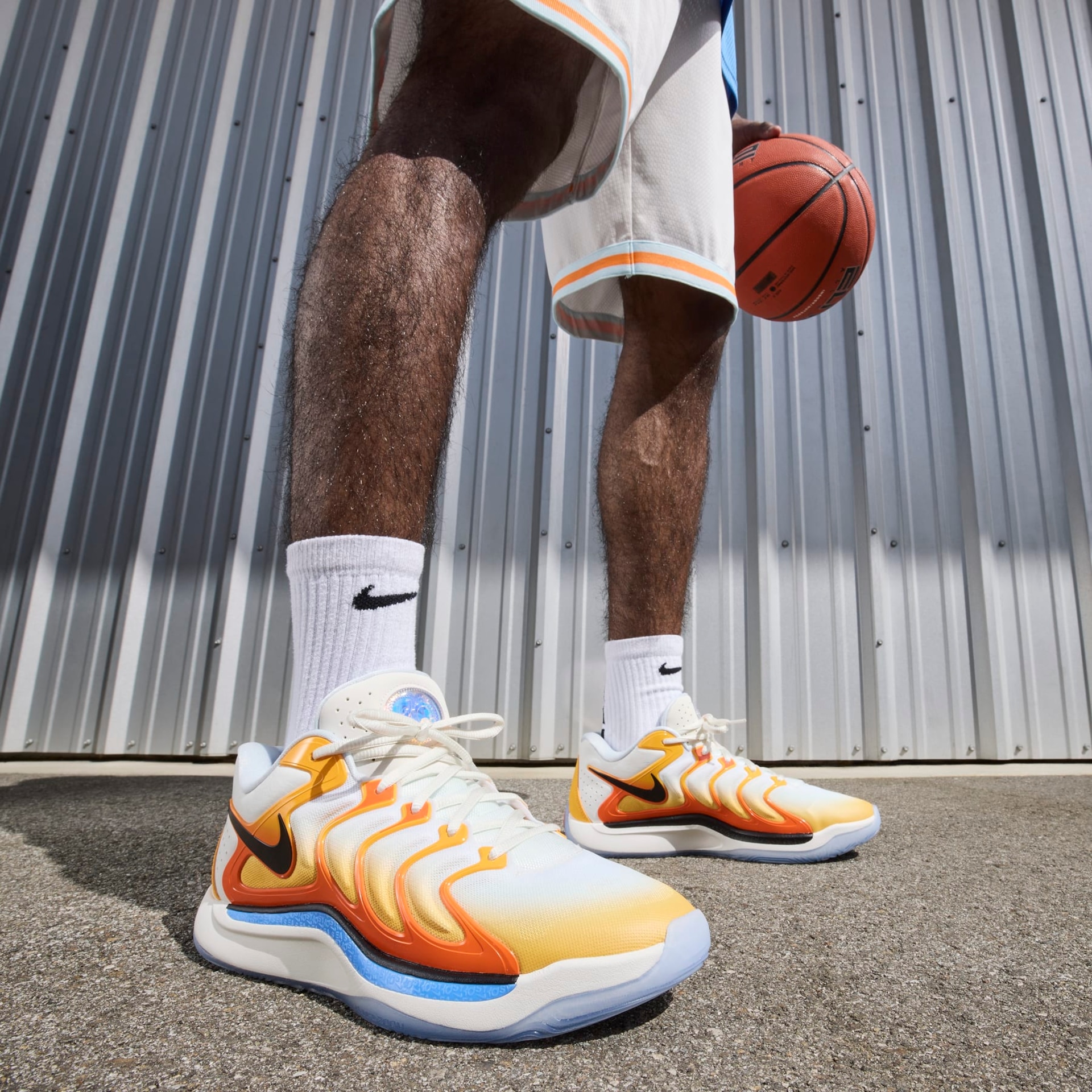 Tênis Nike KD17 Sunrise Masculino - Foto 10